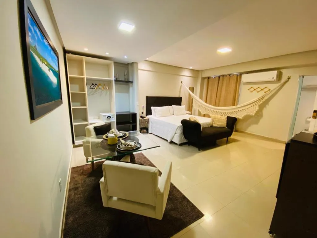 Bed in Hotel Palace Santarém Brasil