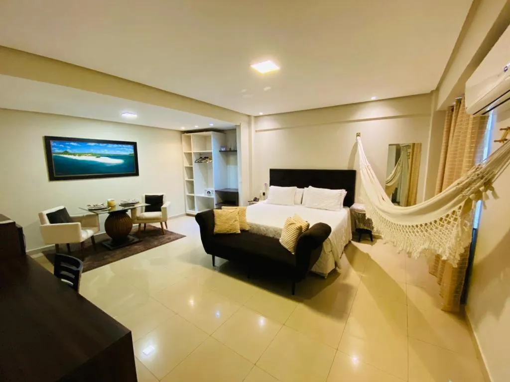 Bed in Hotel Palace Santarém Brasil