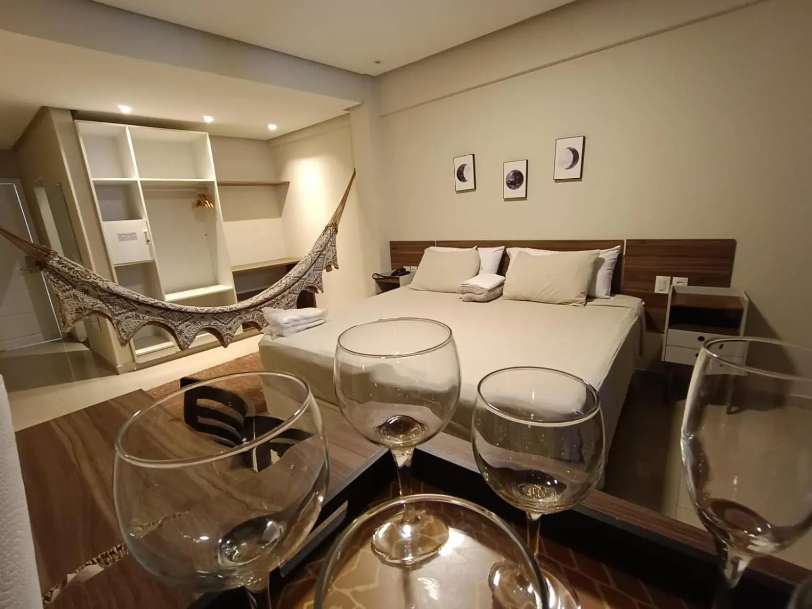 Bed in Hotel Palace Santarém Brasil