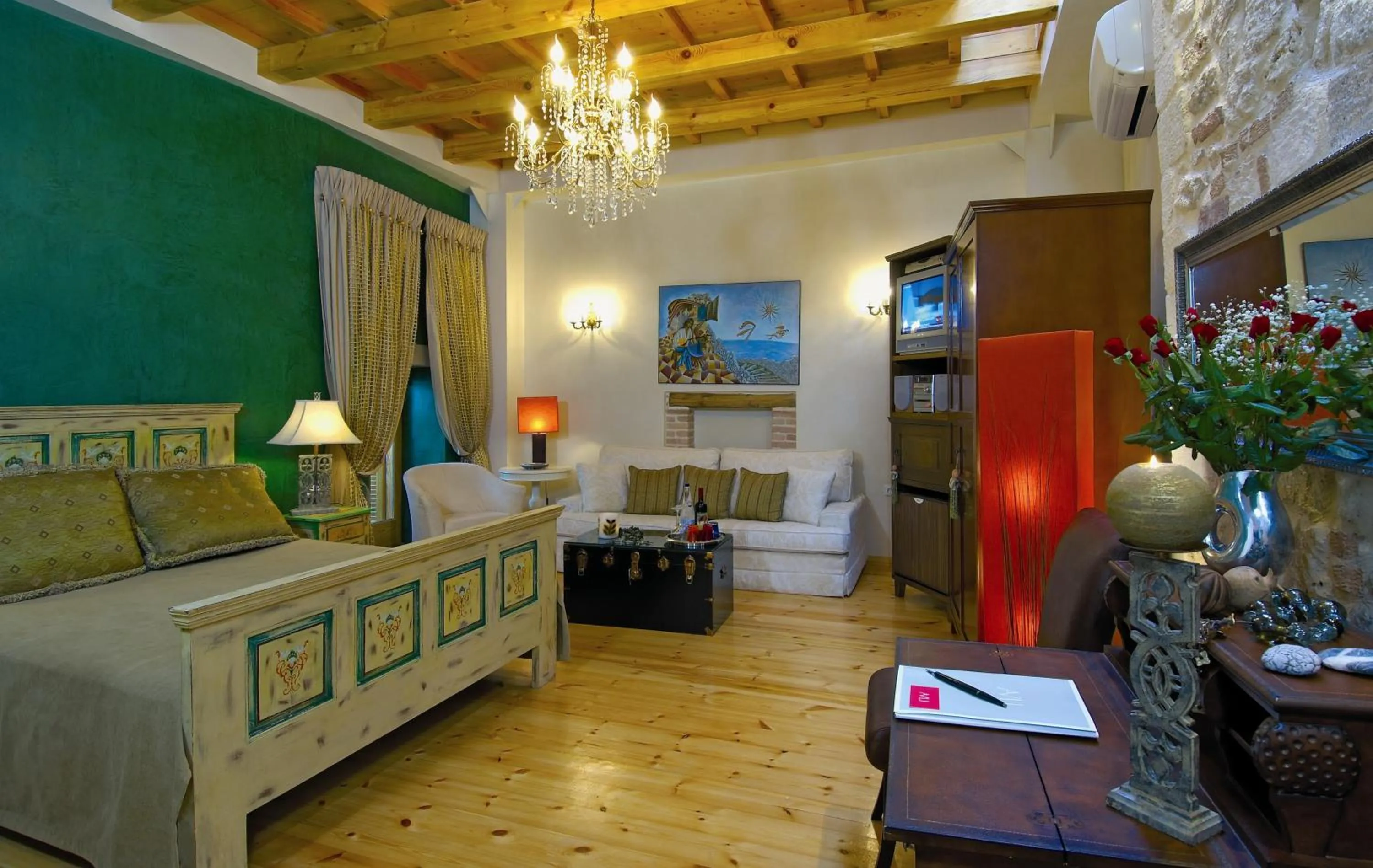 Photo of the whole room, Bed in Avli Lounge Apartments