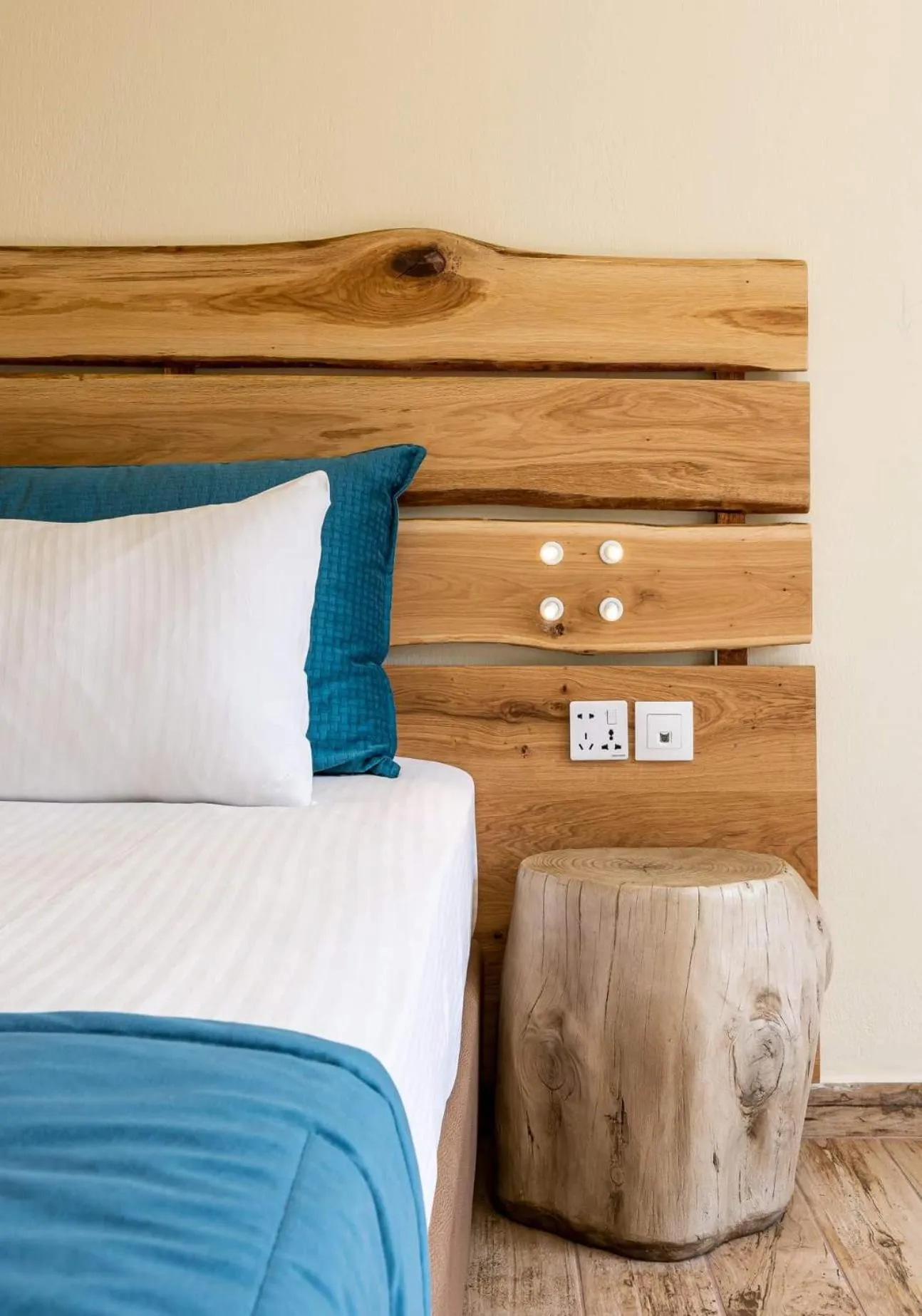 Bed in Dias Hotel & Apts