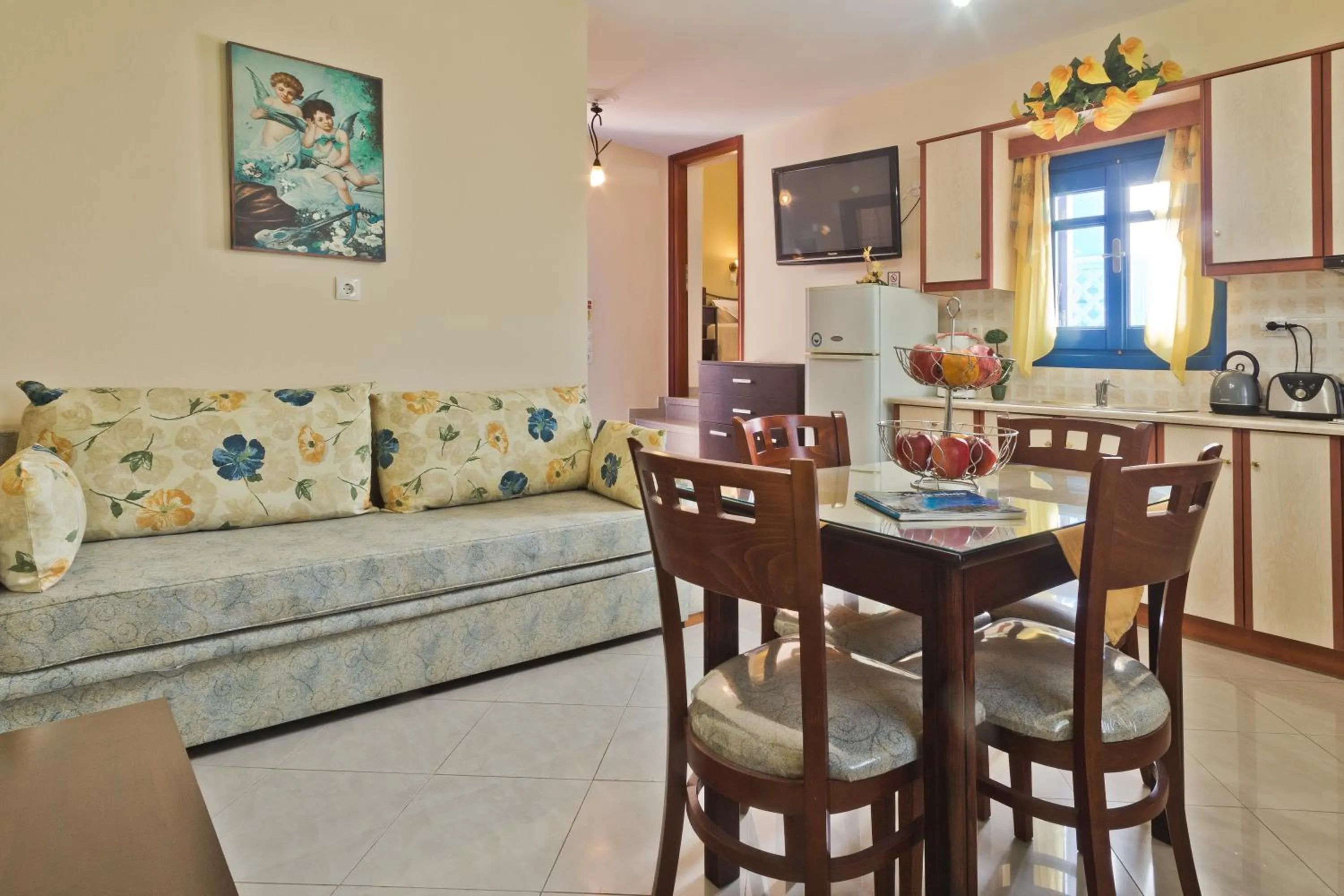 Seating area in Alkioni Hotel