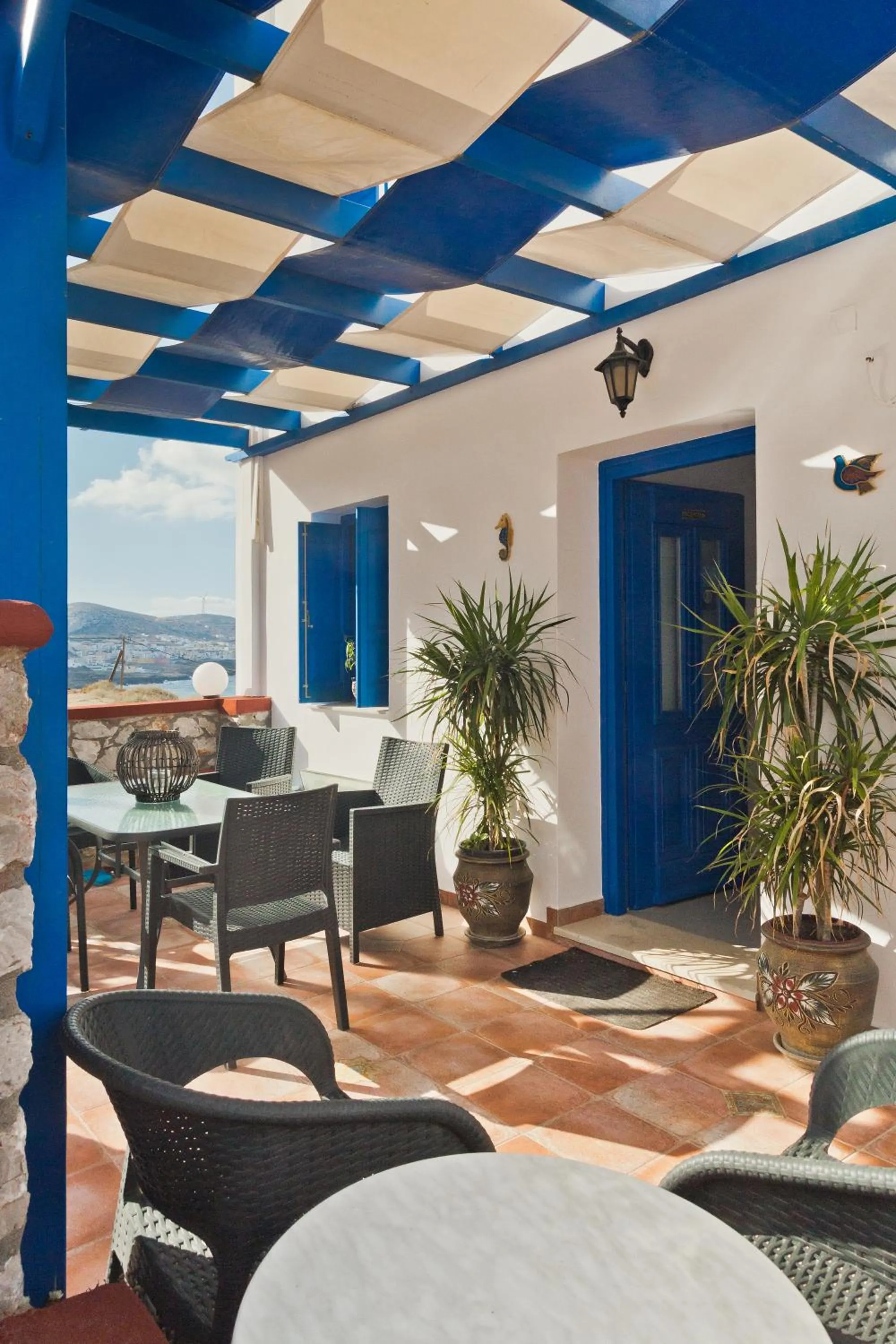 Patio in Alkioni Hotel