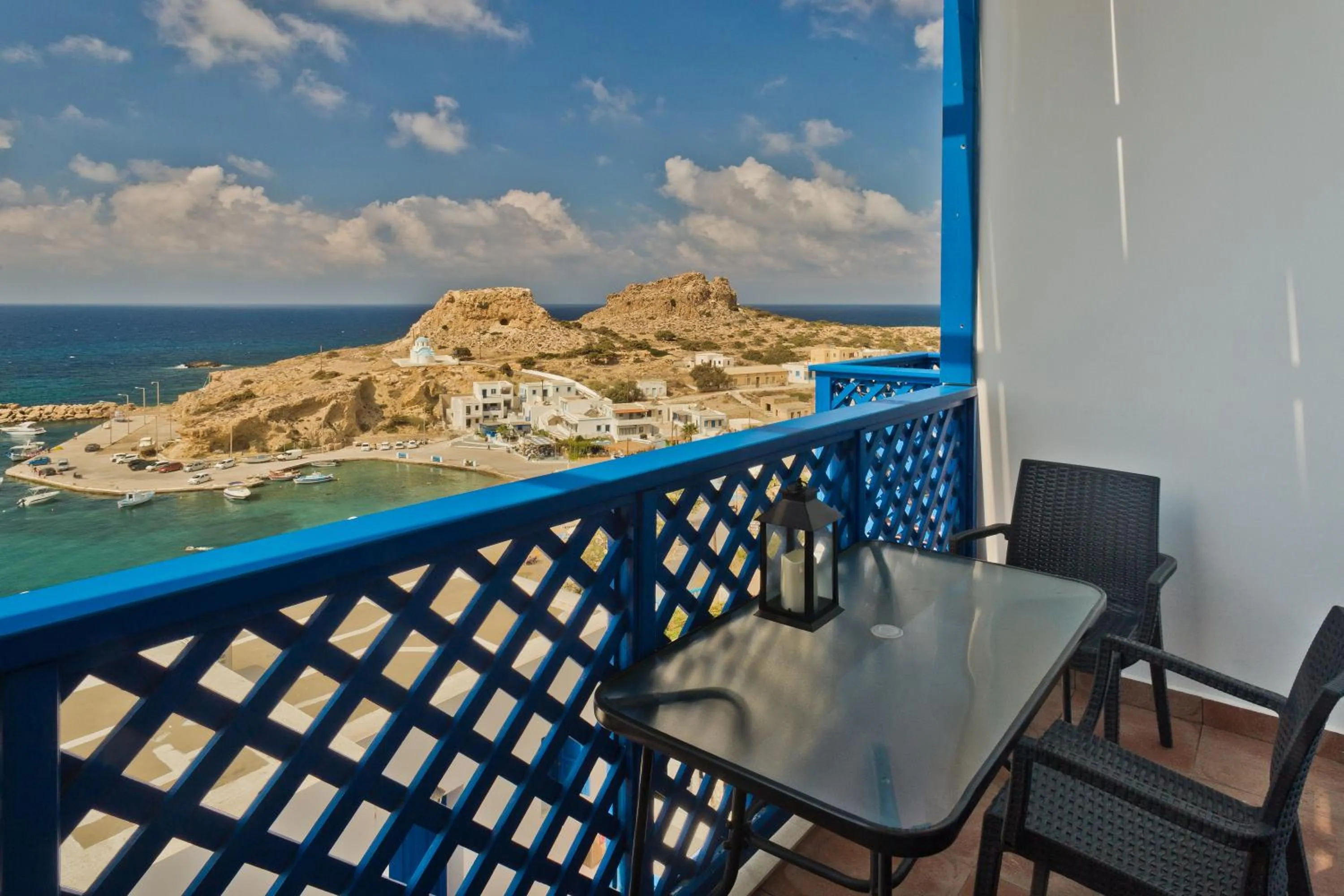 Balcony/Terrace in Alkioni Hotel