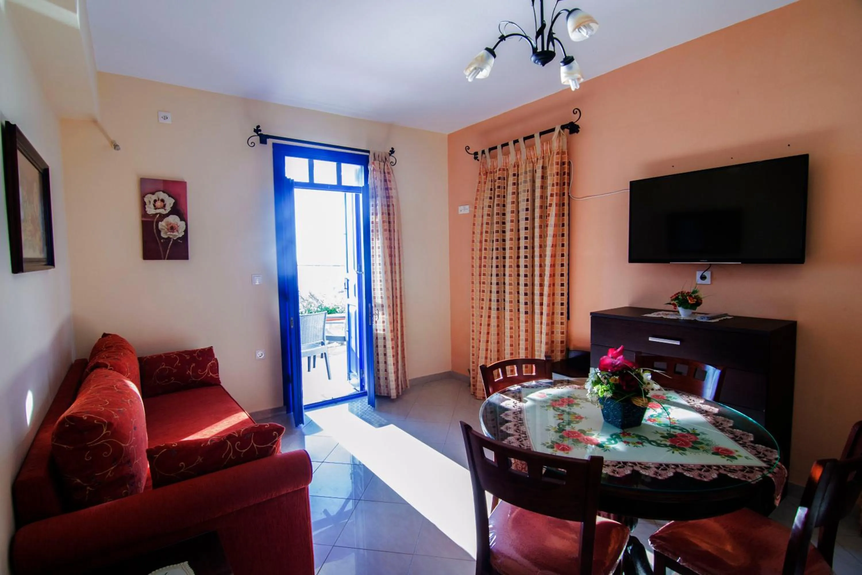 Seating area in Alkioni Hotel