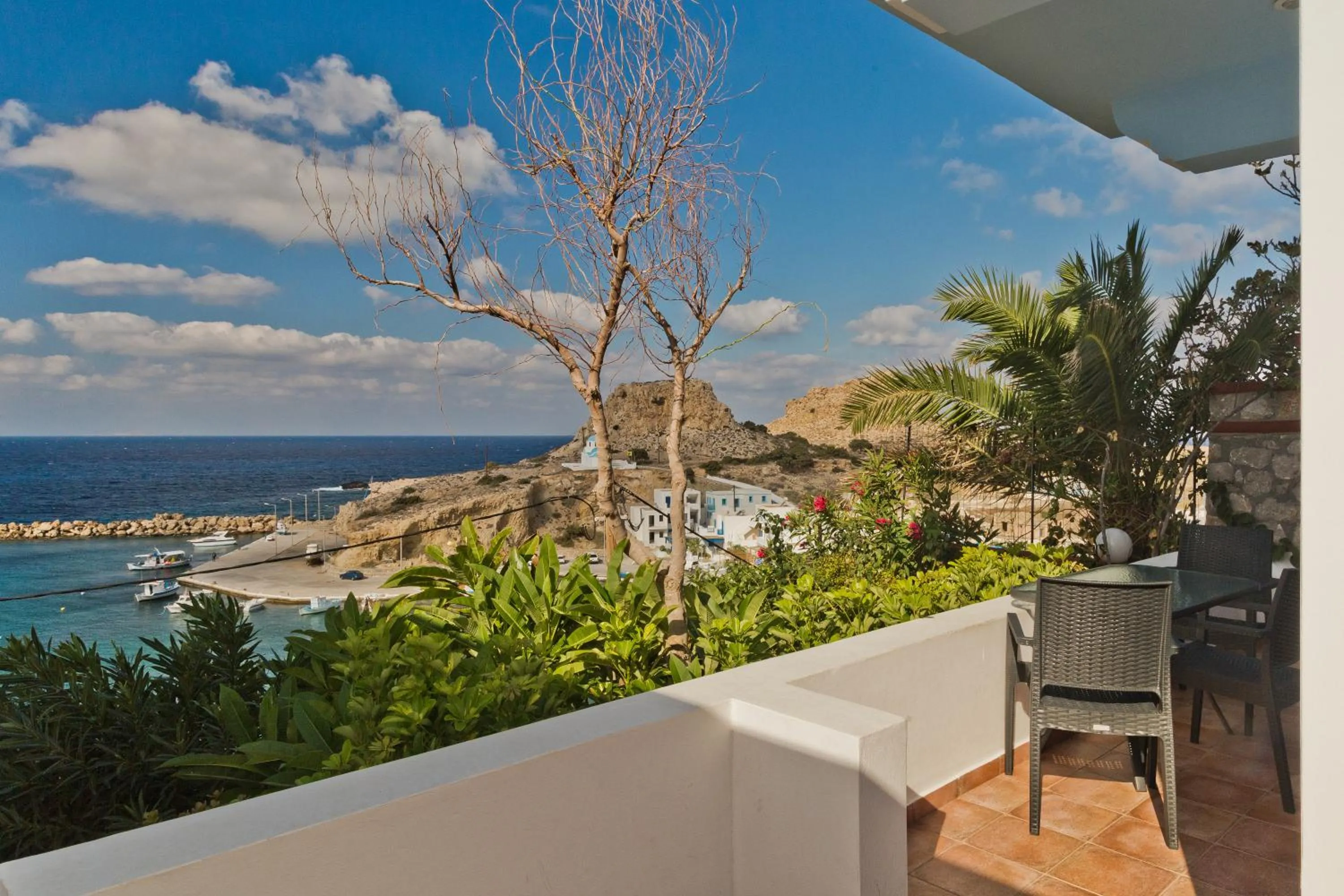 Balcony/Terrace in Alkioni Hotel