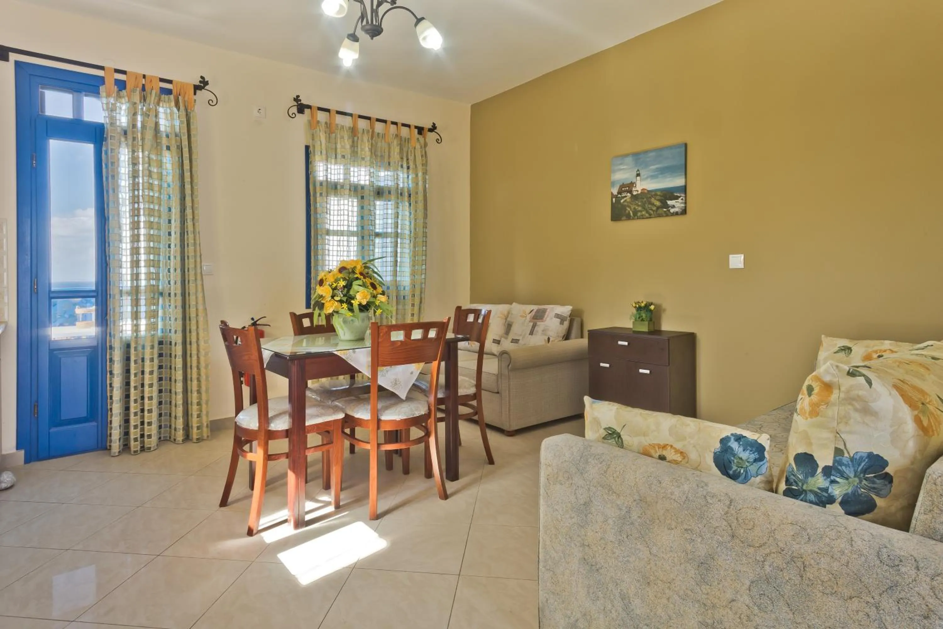 Living room in Alkioni Hotel