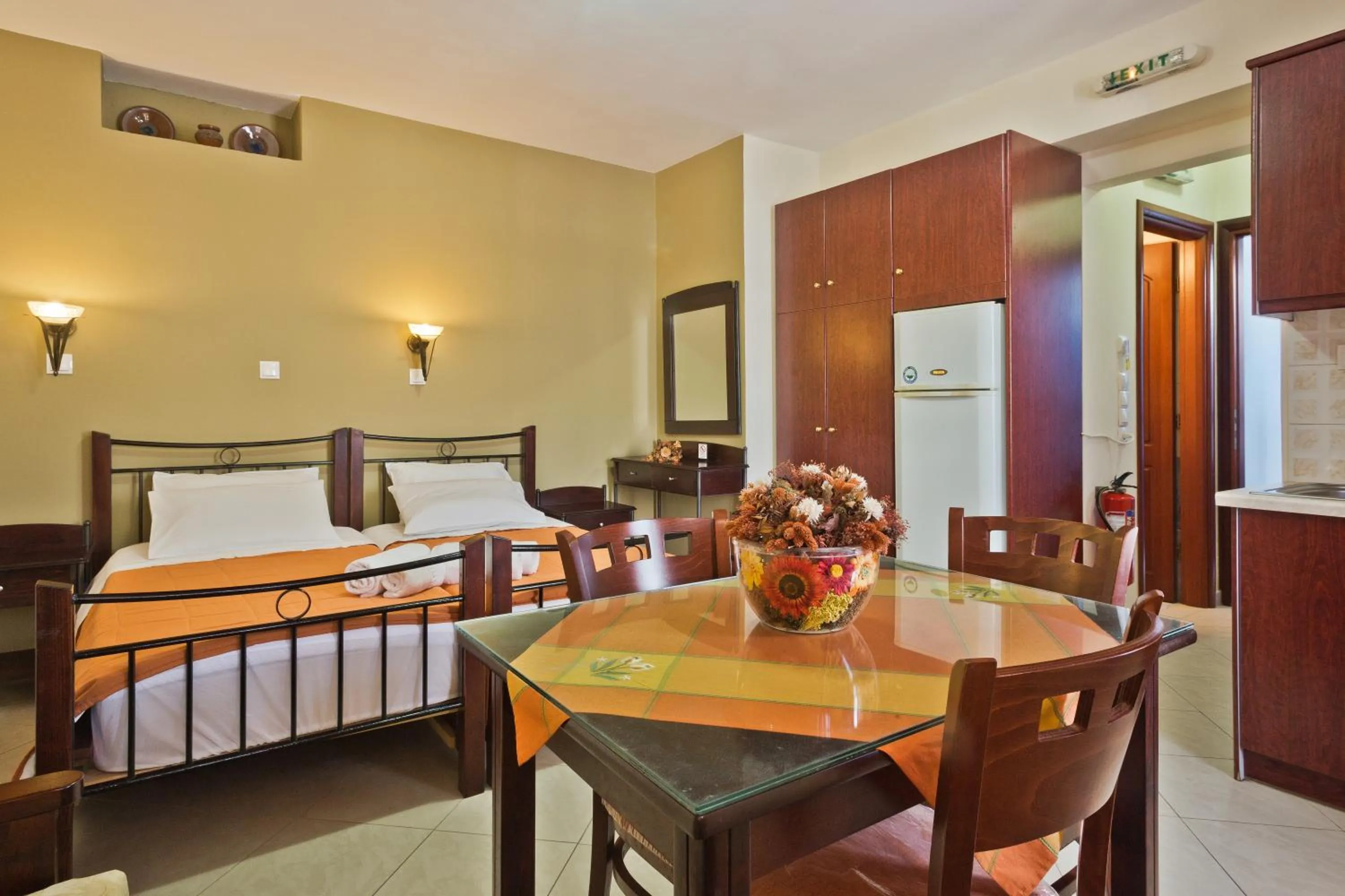 Photo of the whole room, Bed in Alkioni Hotel