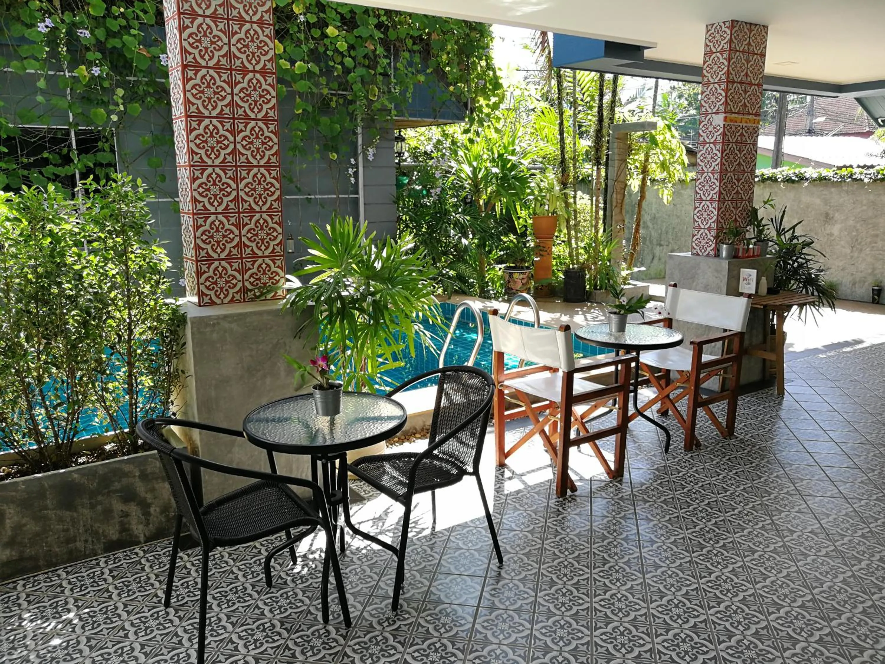 Lobby or reception in The Umbrella House