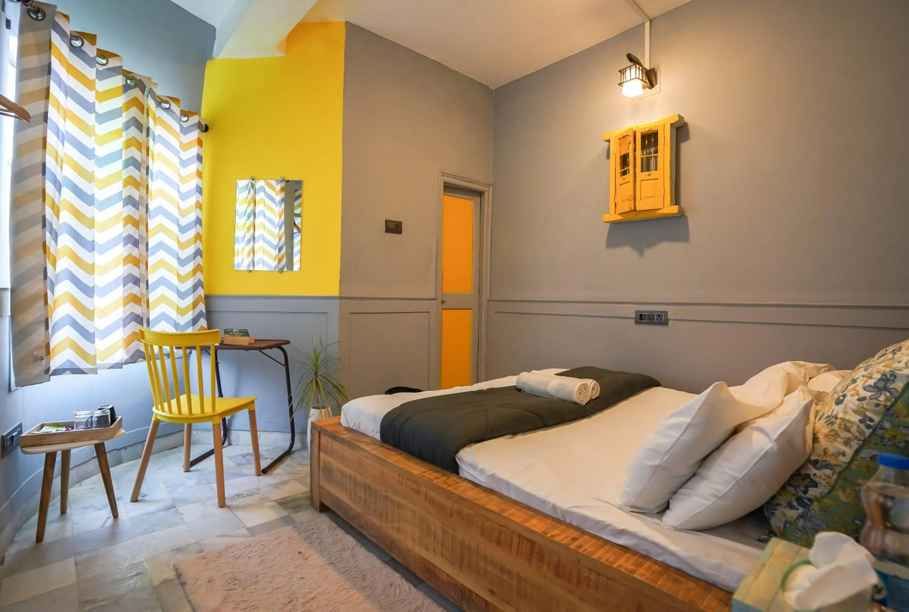 Bed in Moustache Udaipur