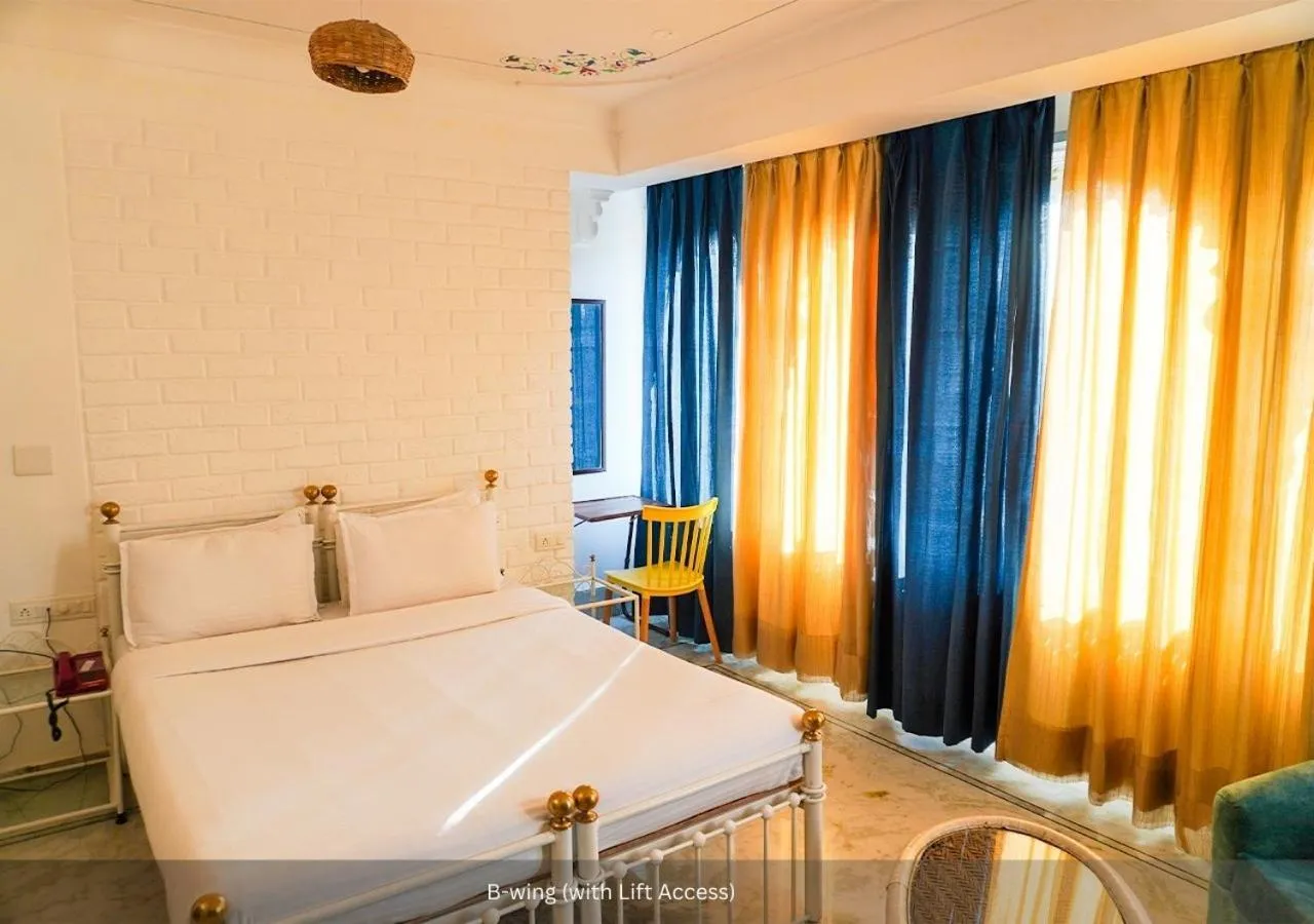 Bed in Moustache Udaipur