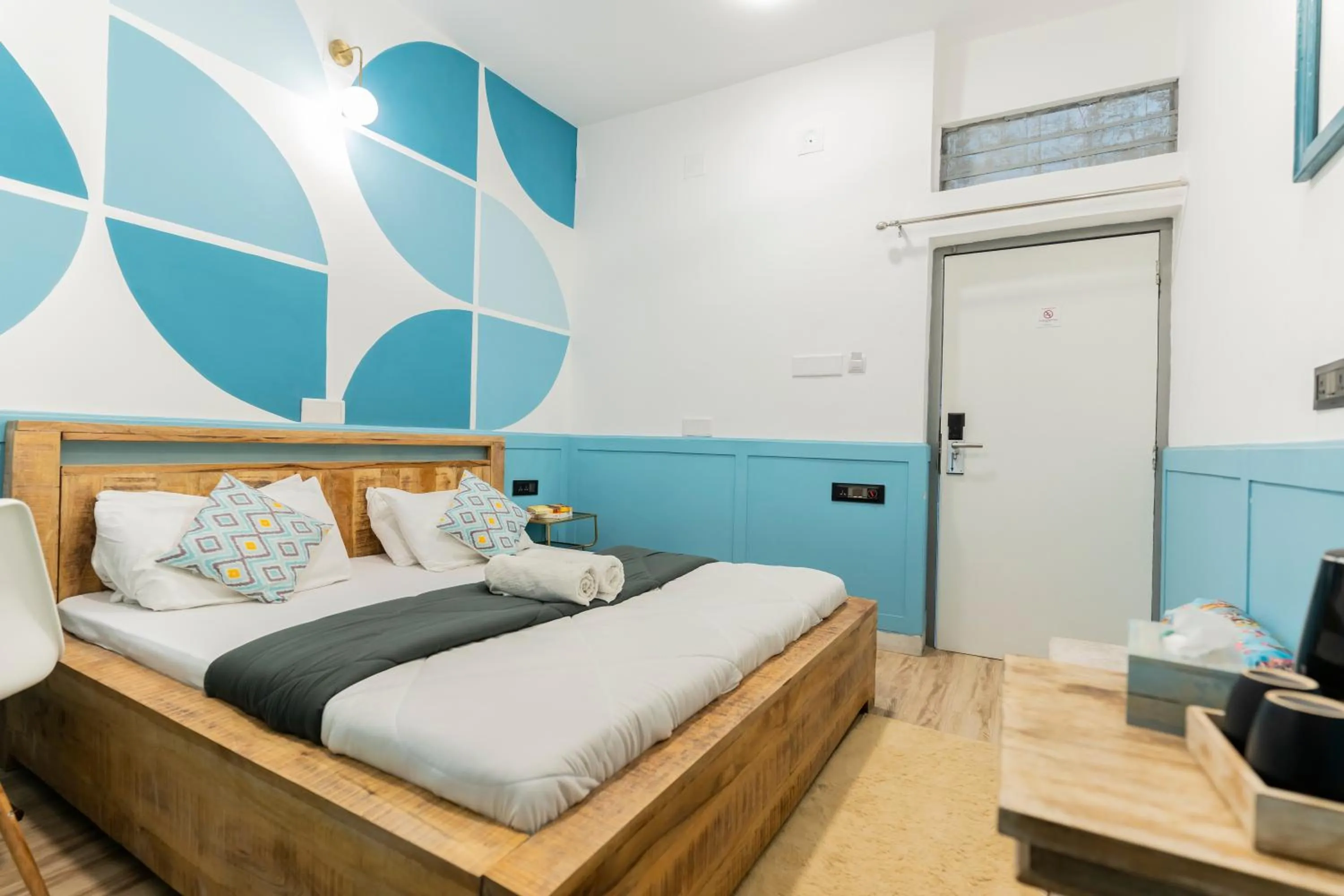 Bed in Moustache Udaipur