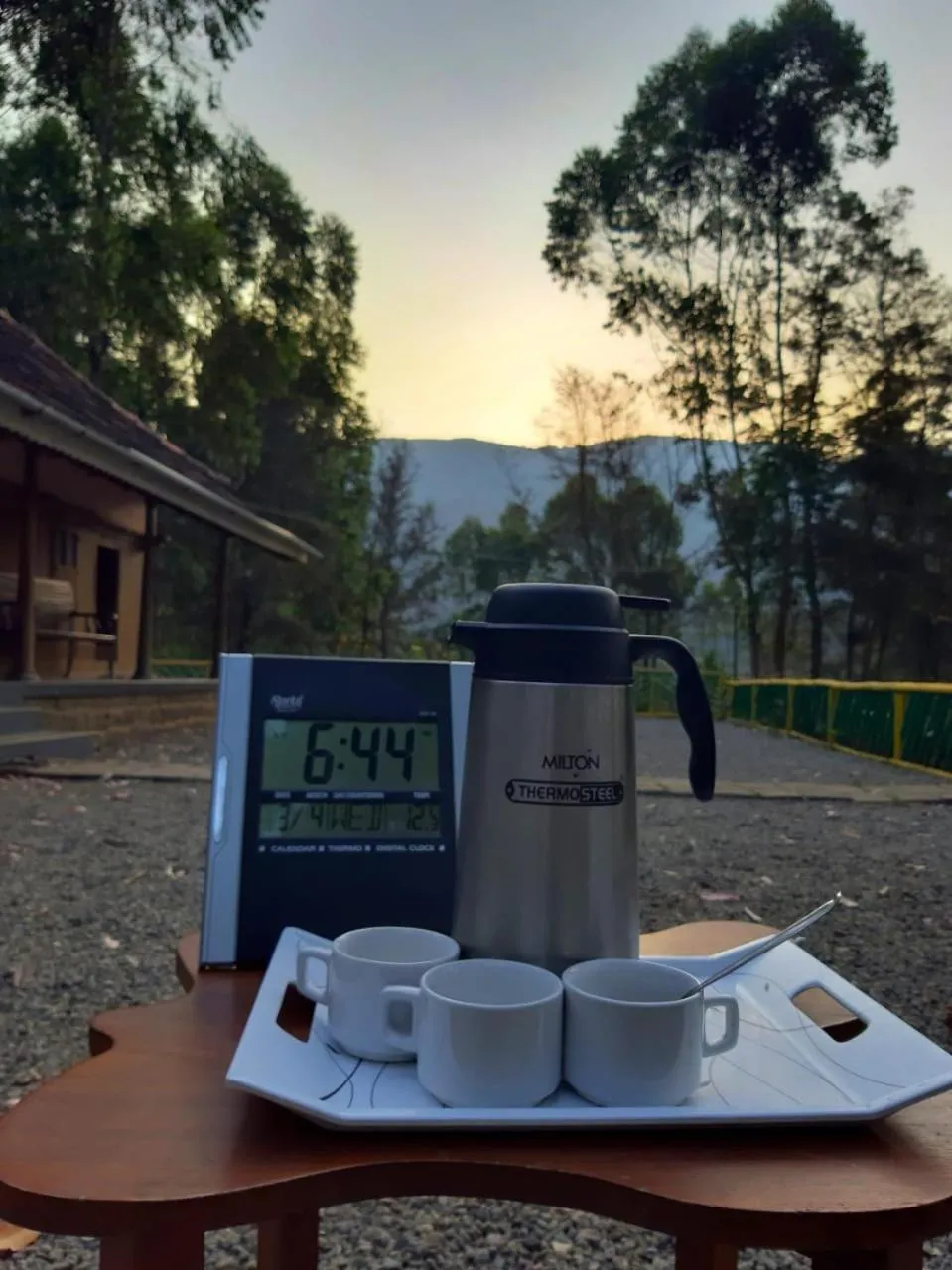 Sunrise in NATURE CASTLE -Traditional villa,Vattavada