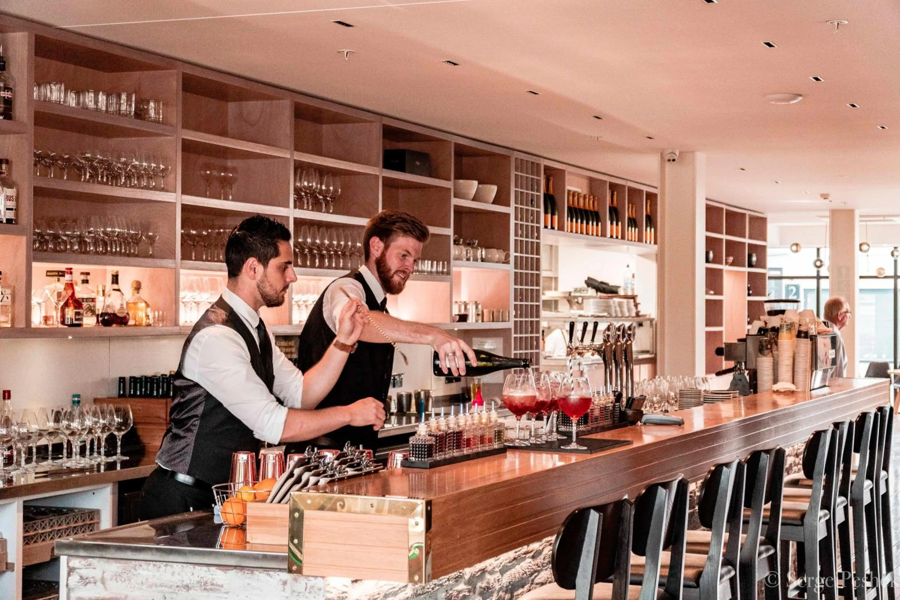 Lounge or bar in Porters Boutique Hotel