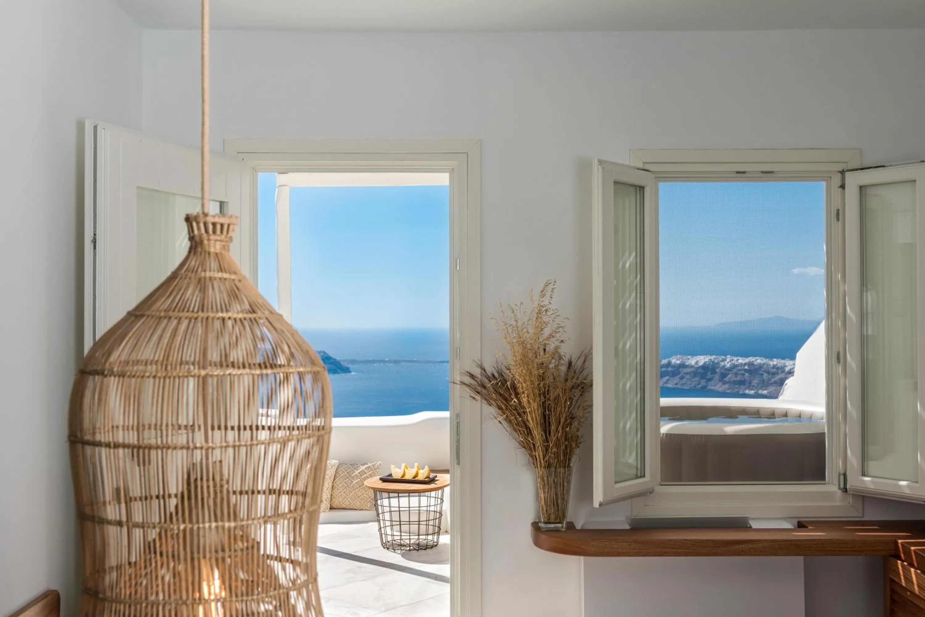 Sea view in White Santorini