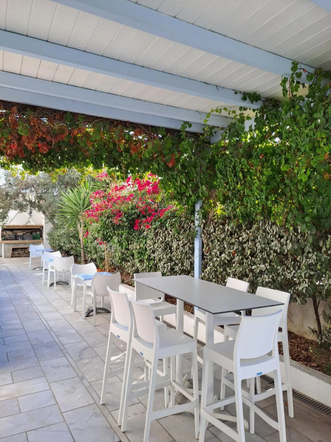 Garden in Stratos Apartments & Studios