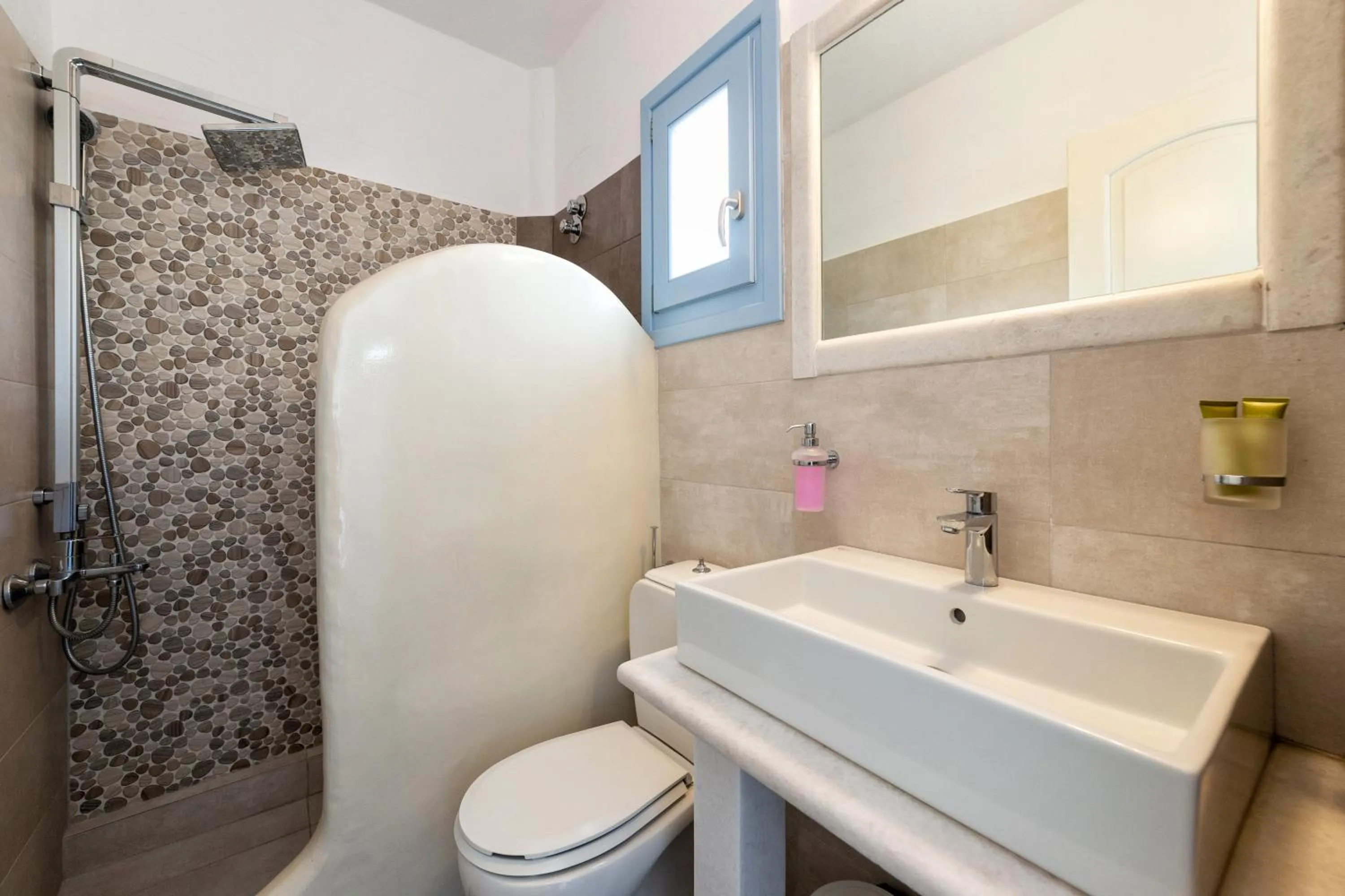 Bathroom in Stratos Apartments & Studios