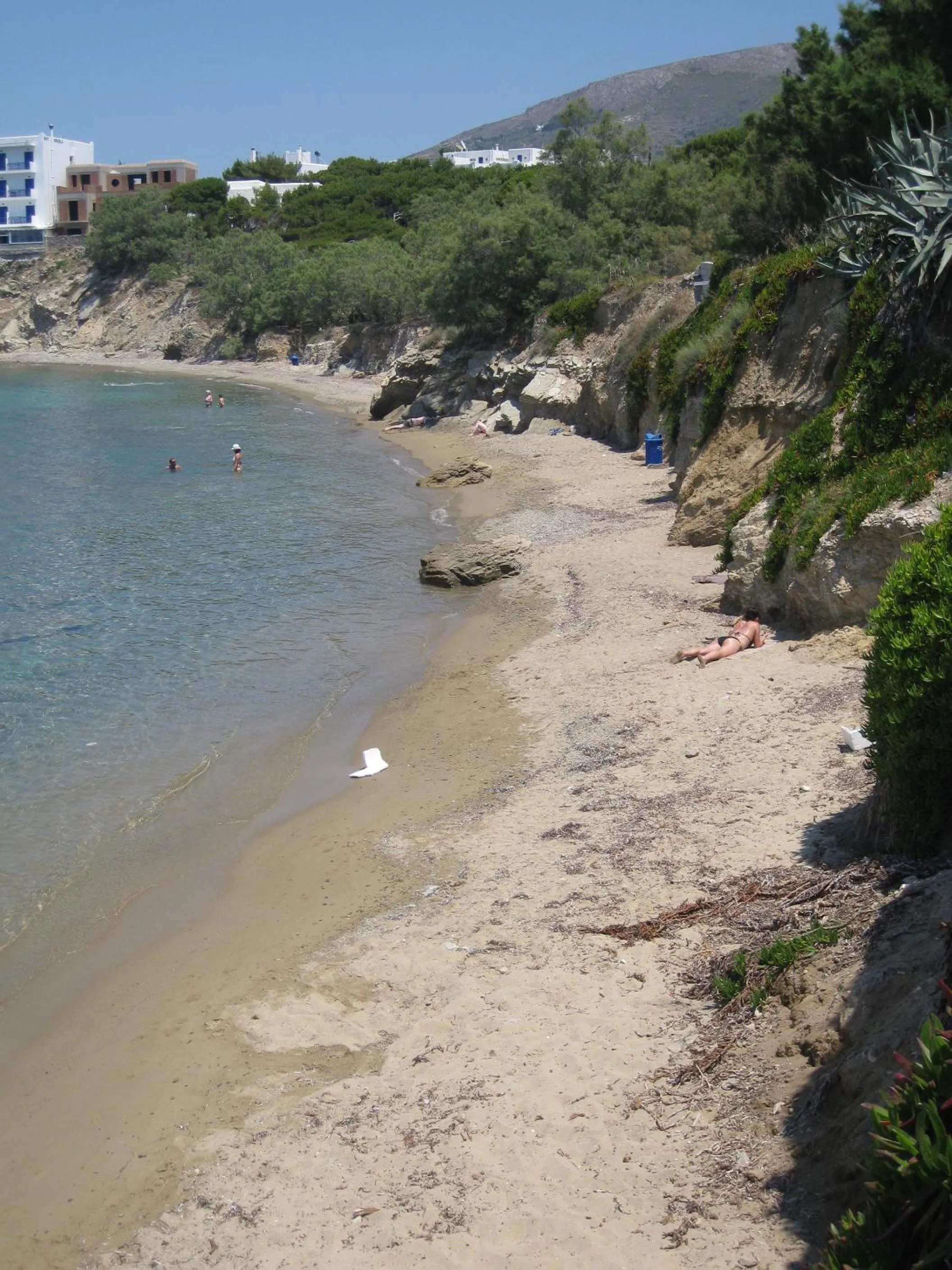 Beach in Stratos Apartments & Studios