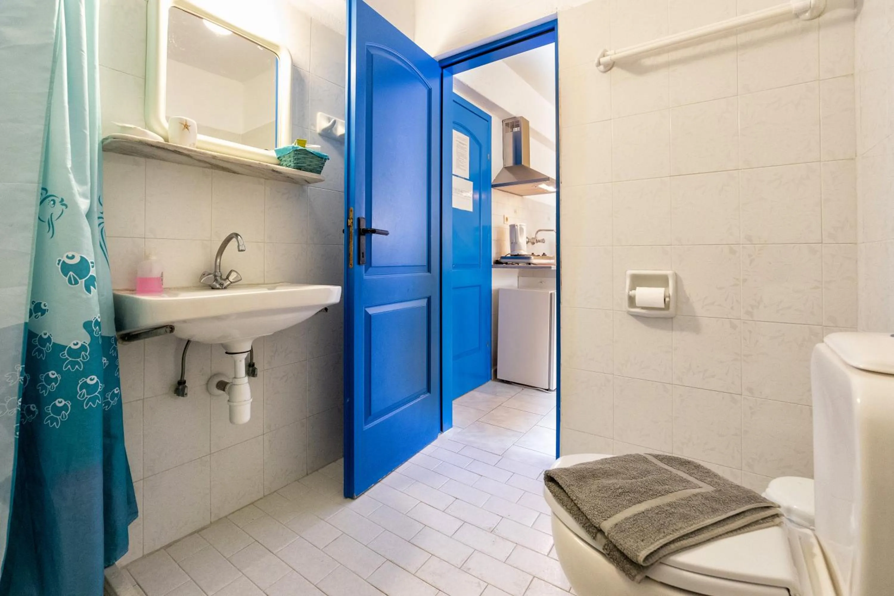 Bathroom in Stratos Apartments & Studios