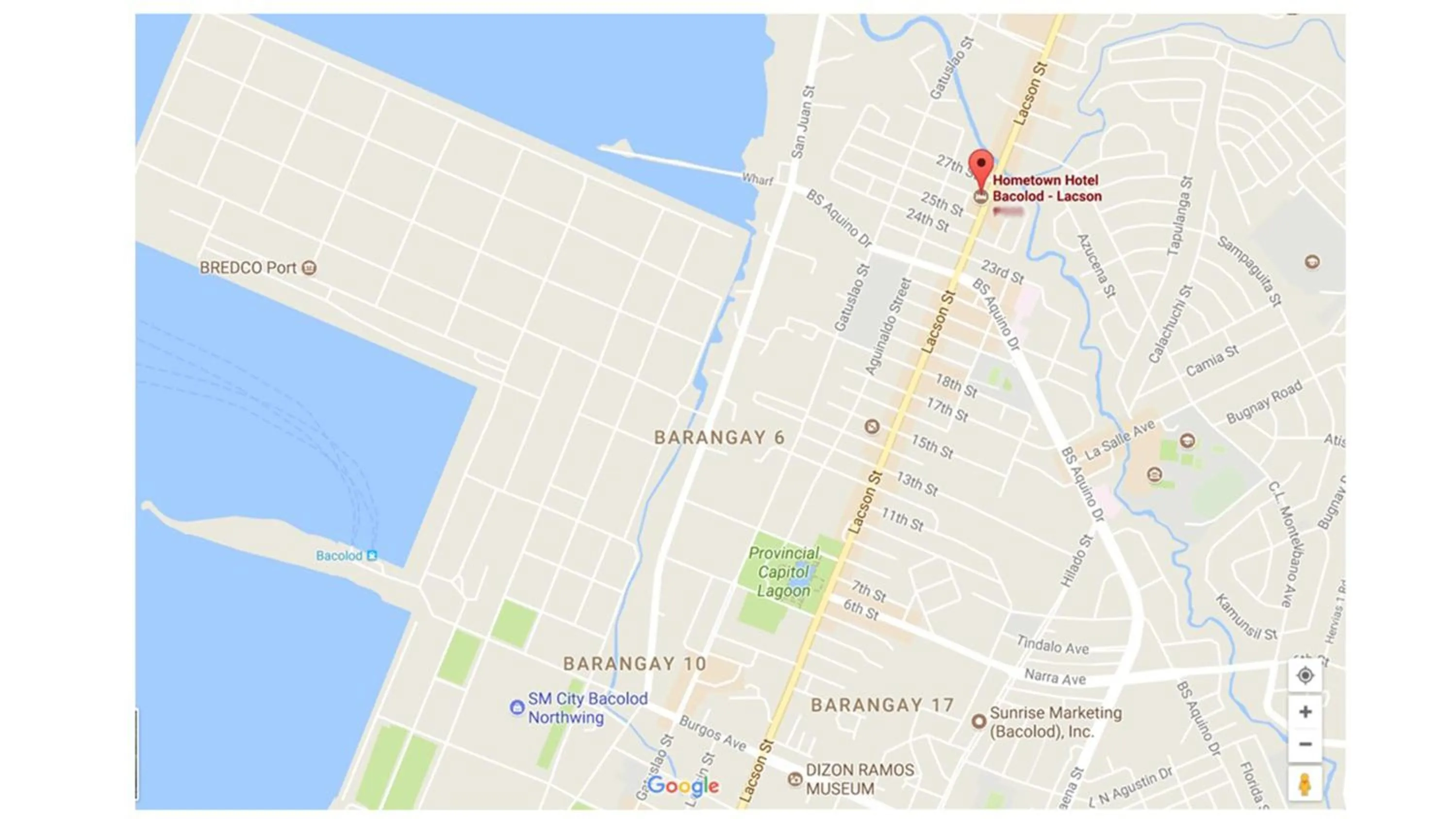 Bird's eye view in Hometown Hotel - Lacson Bacolod