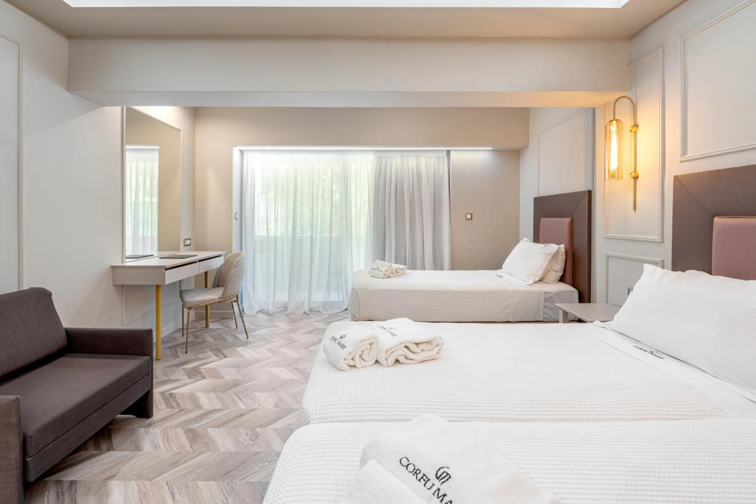 Bedroom, Bed in Corfu Mare Boutique Hotel -Adults only