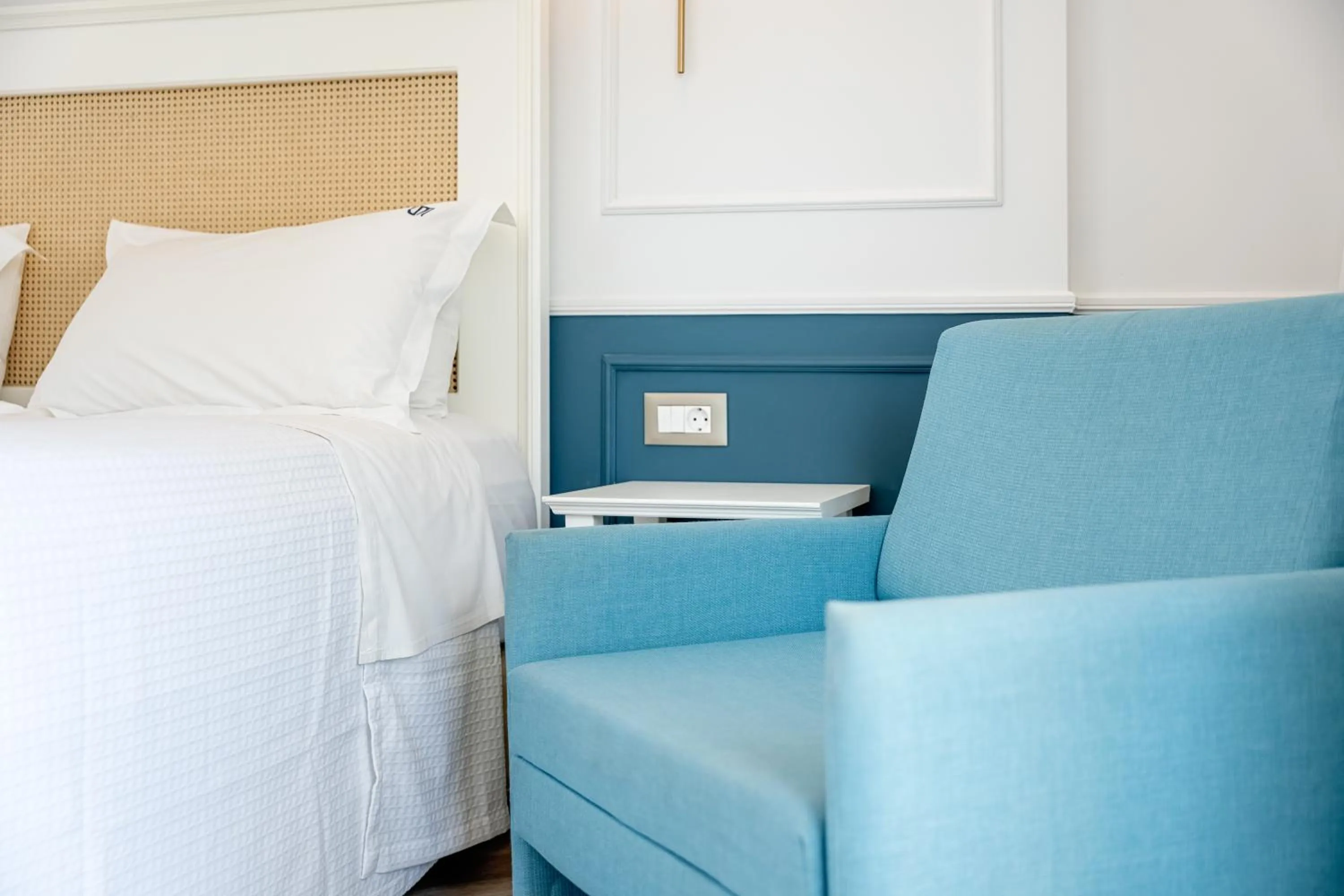 Seating area, Bed in Corfu Mare Boutique Hotel -Adults only