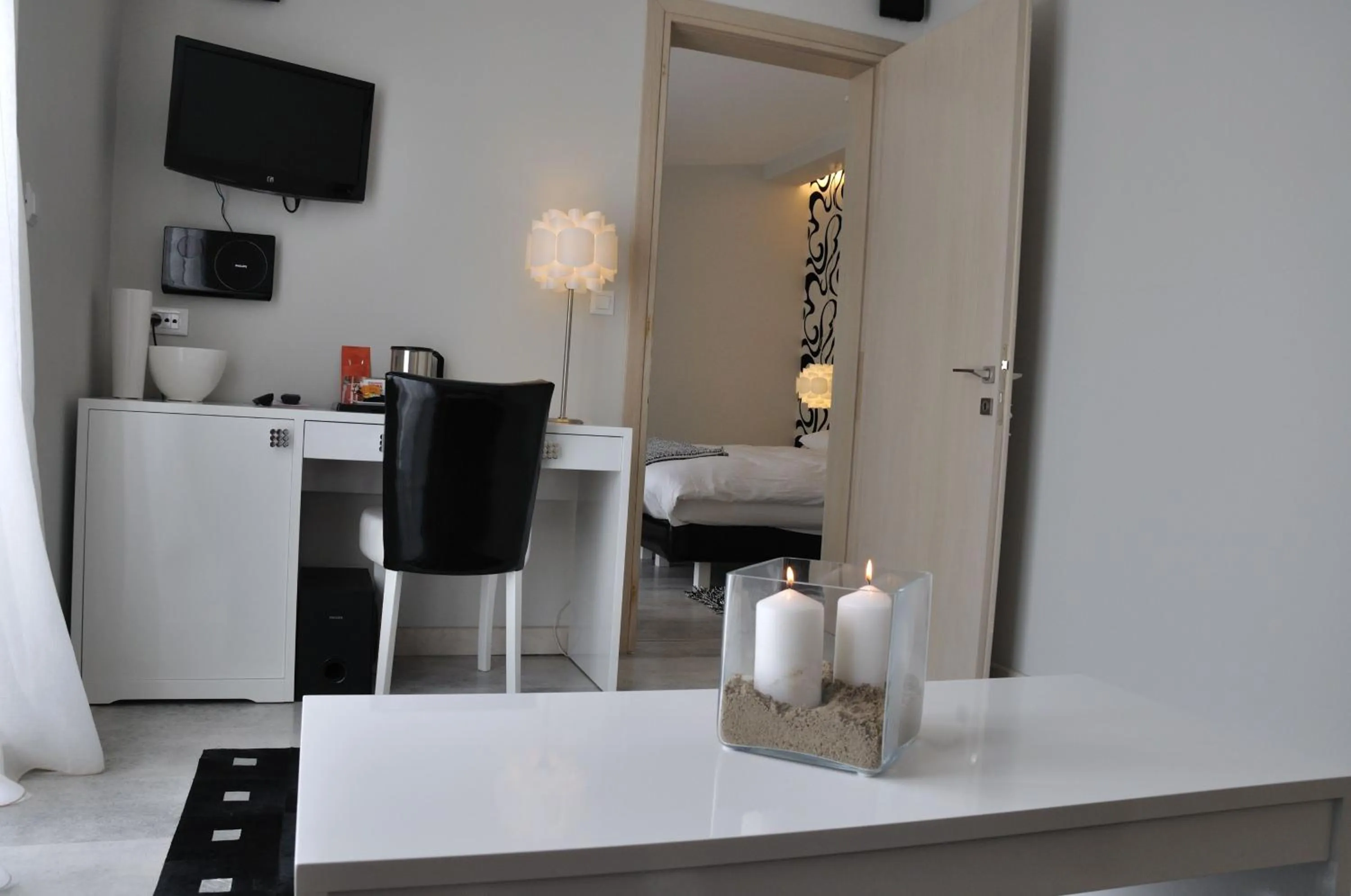 Seating area, Bed in Corfu Mare Boutique Hotel -Adults only