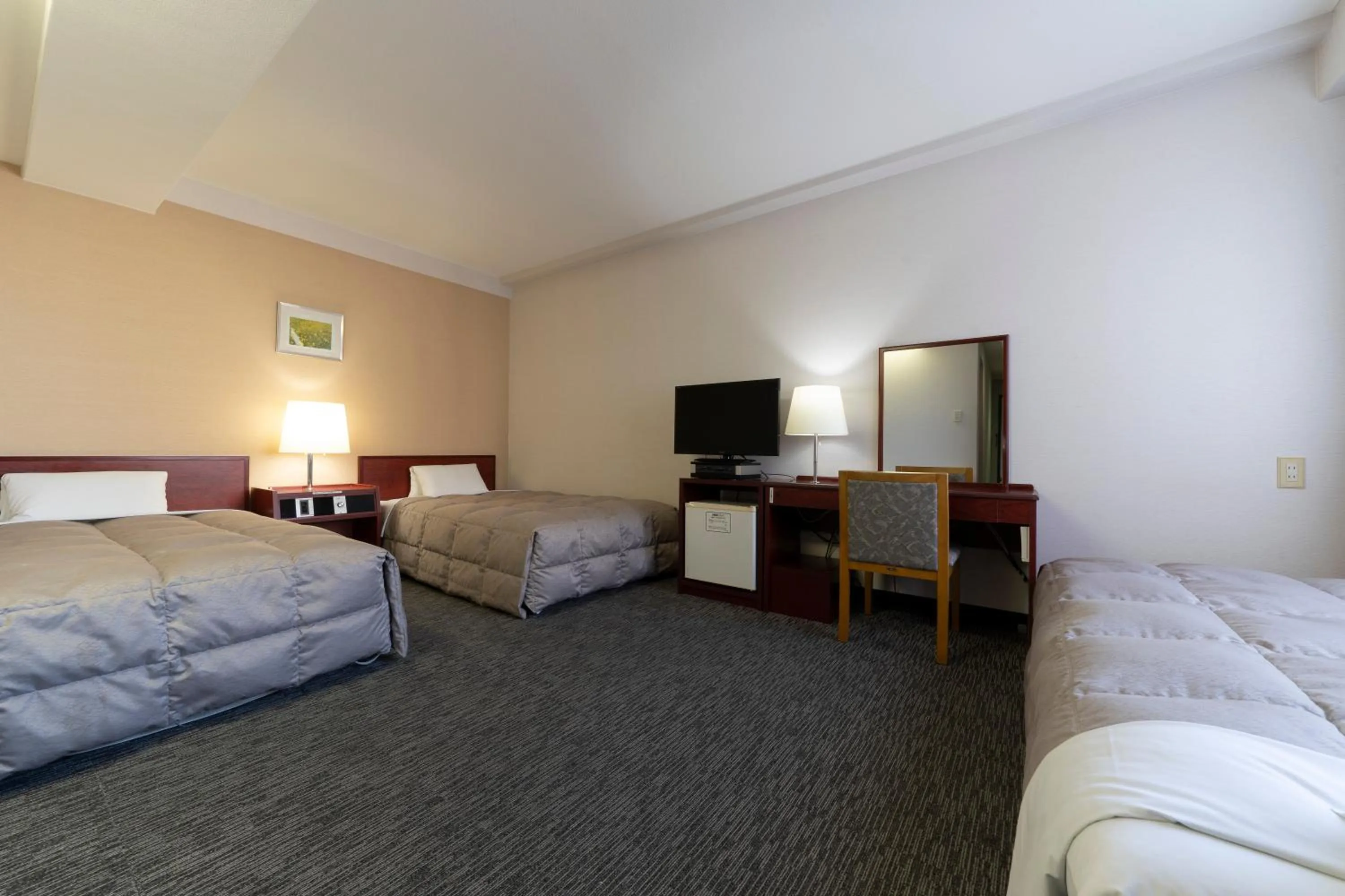 Photo of the whole room, Bed in Ise City Hotel