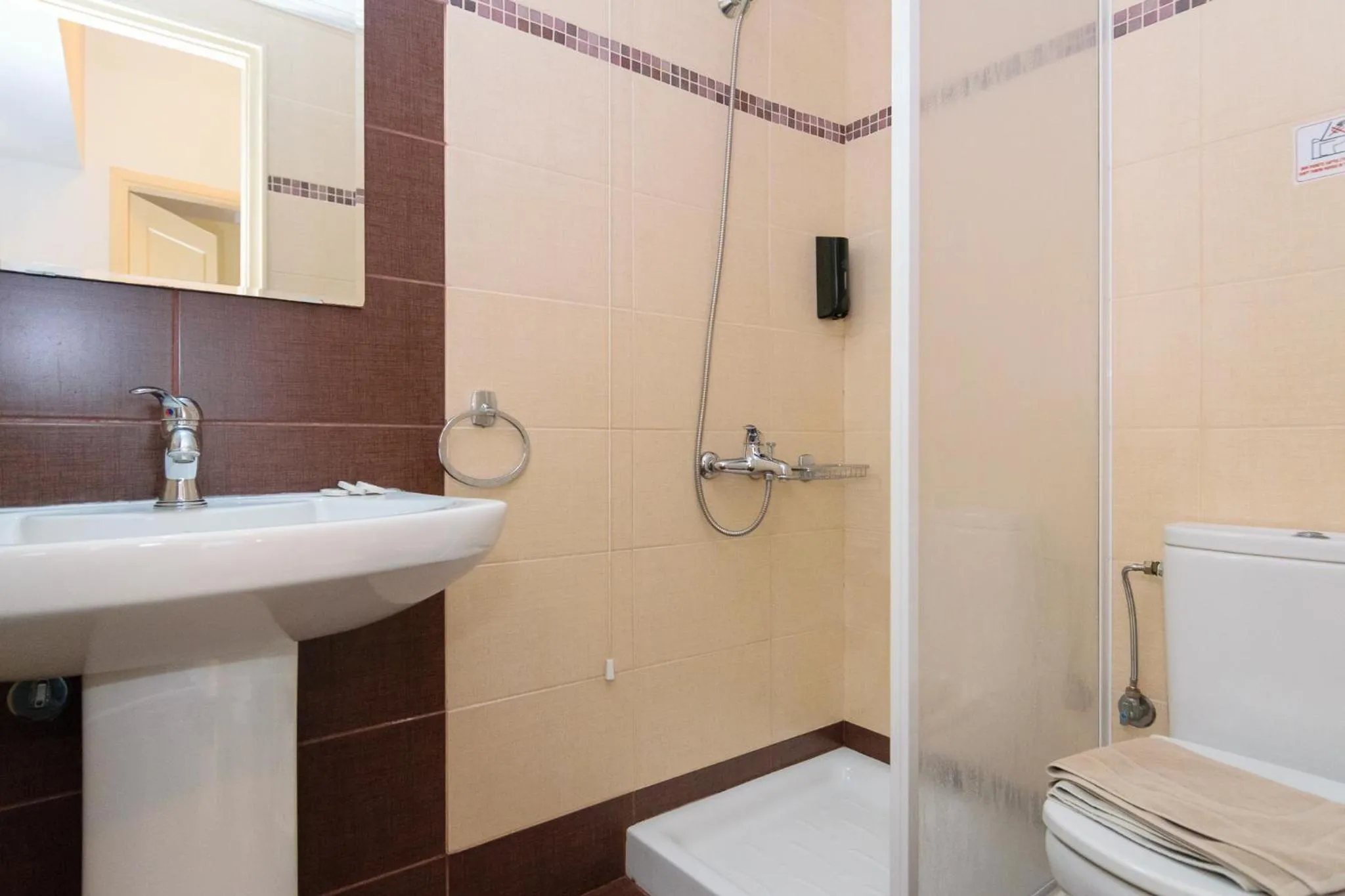 Shower in Archontiki City Hotel