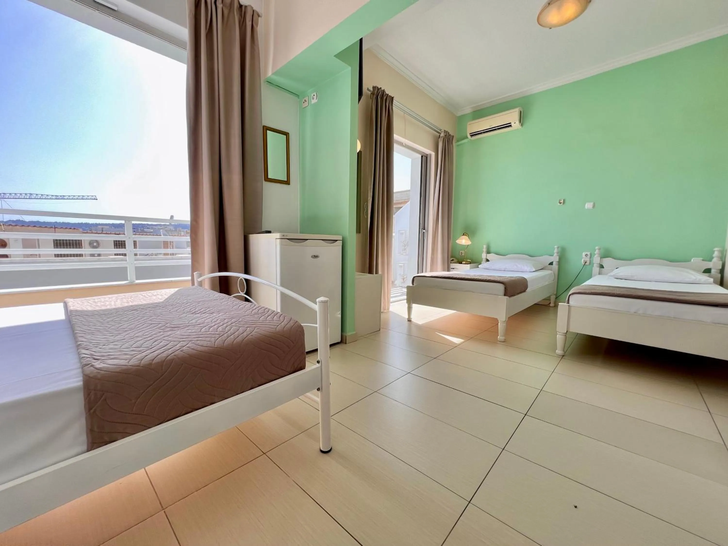 Bed in Archontiki City Hotel