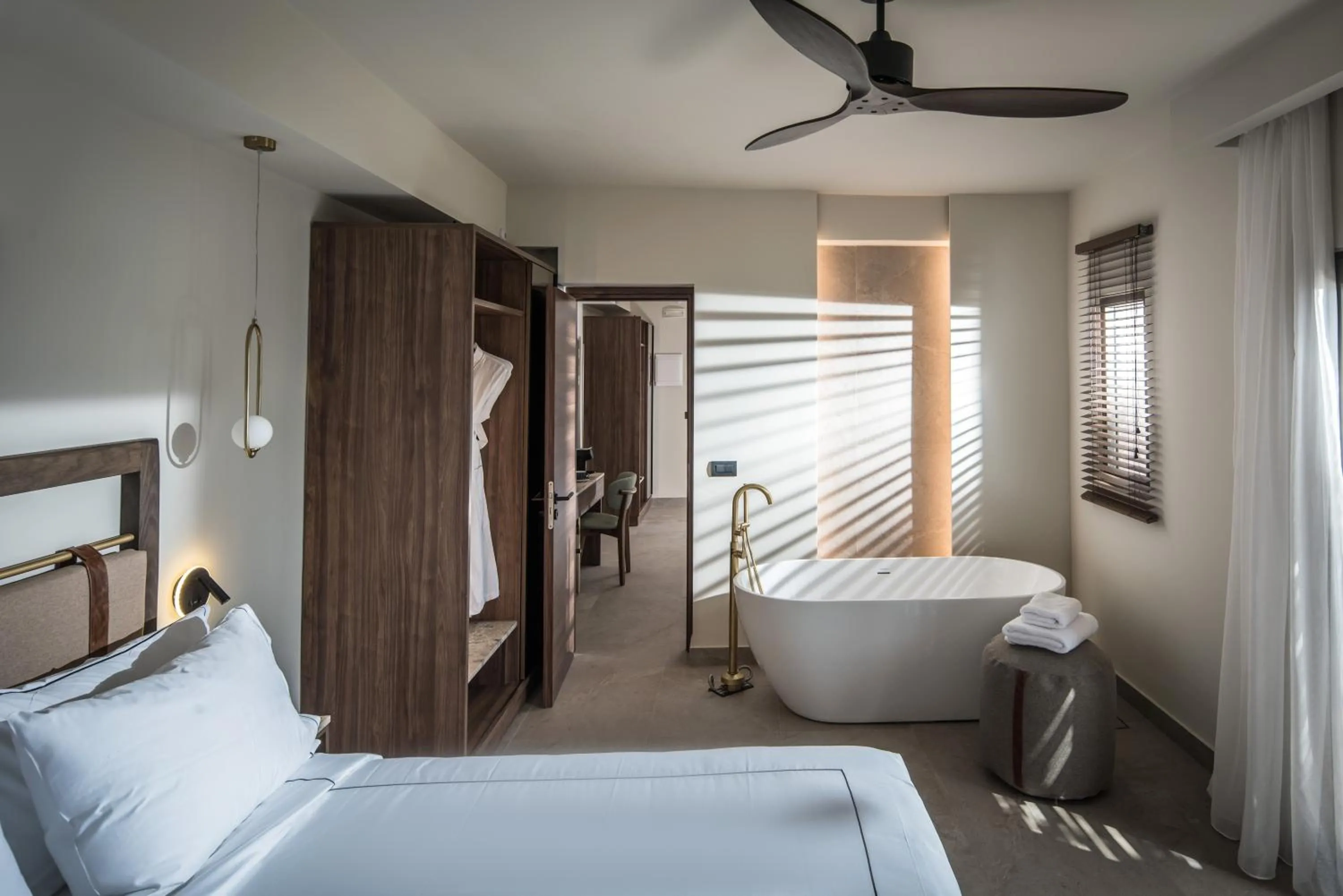 Bedroom, Bed in Enorme Infinity Elounda - Adults Only