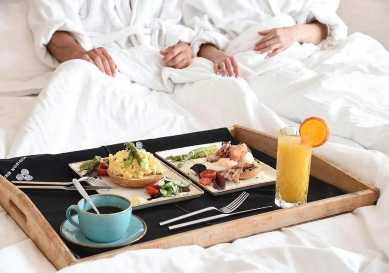 Property building, Bed in Poseidon Athens Hotel