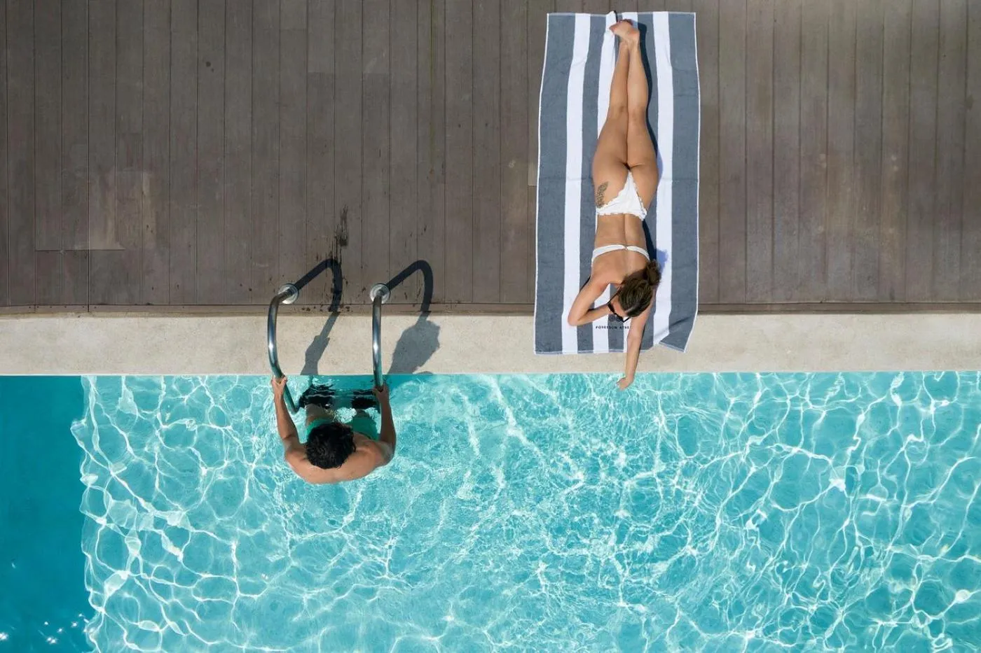 Pool view in Poseidon Athens Hotel
