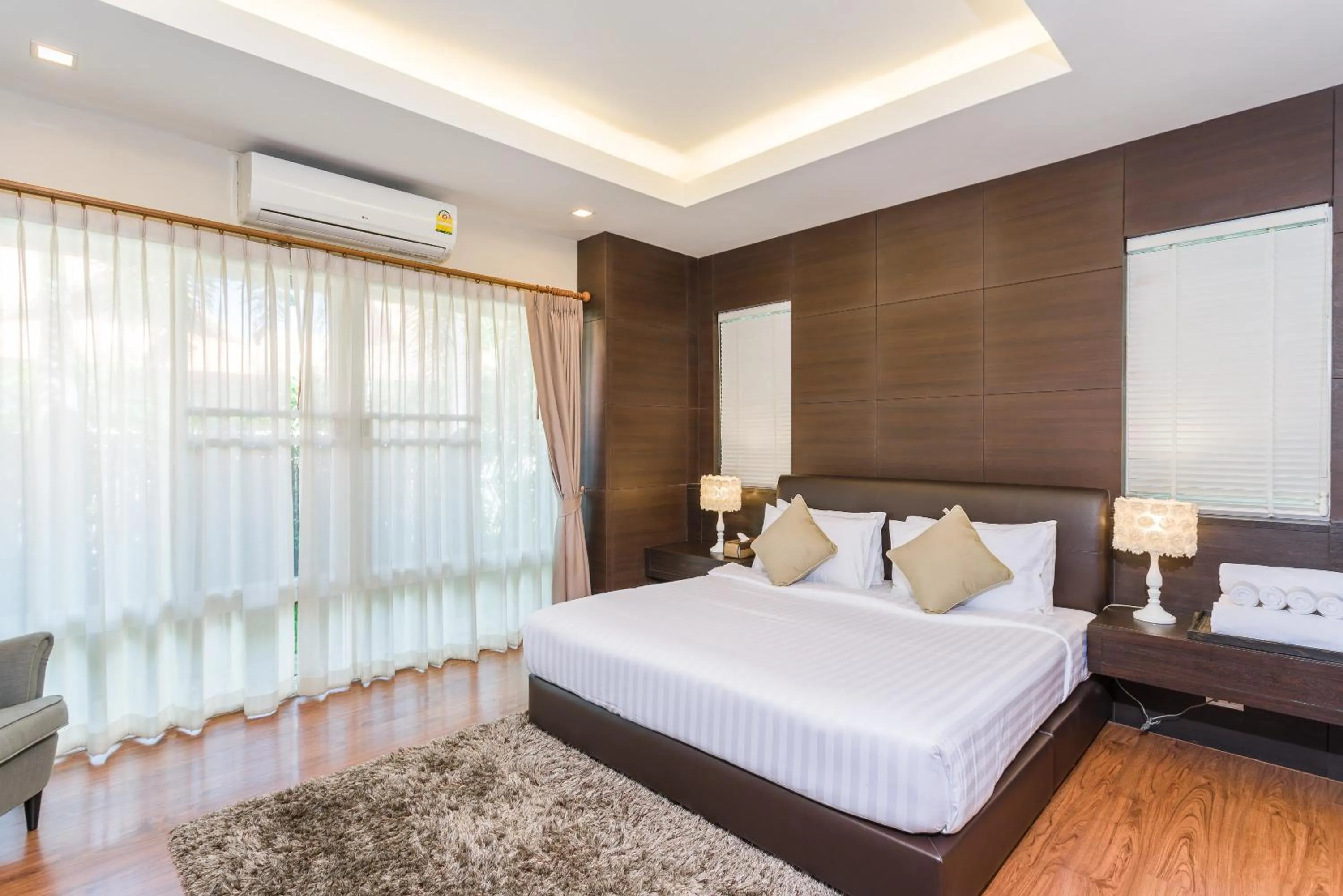 Bedroom in The Ville Pool Villa Jomtien A23
