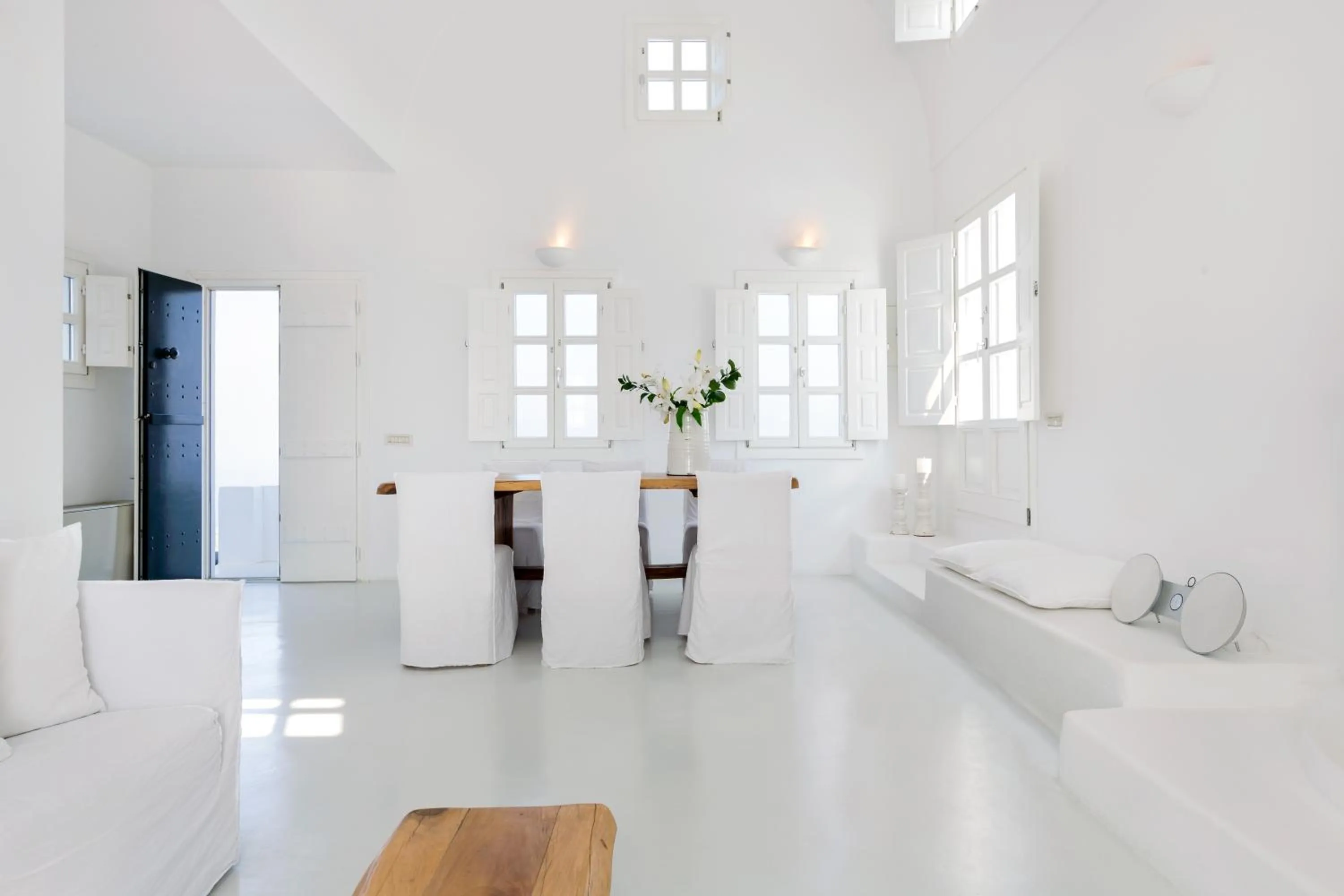 Living room in Aenaon Villas