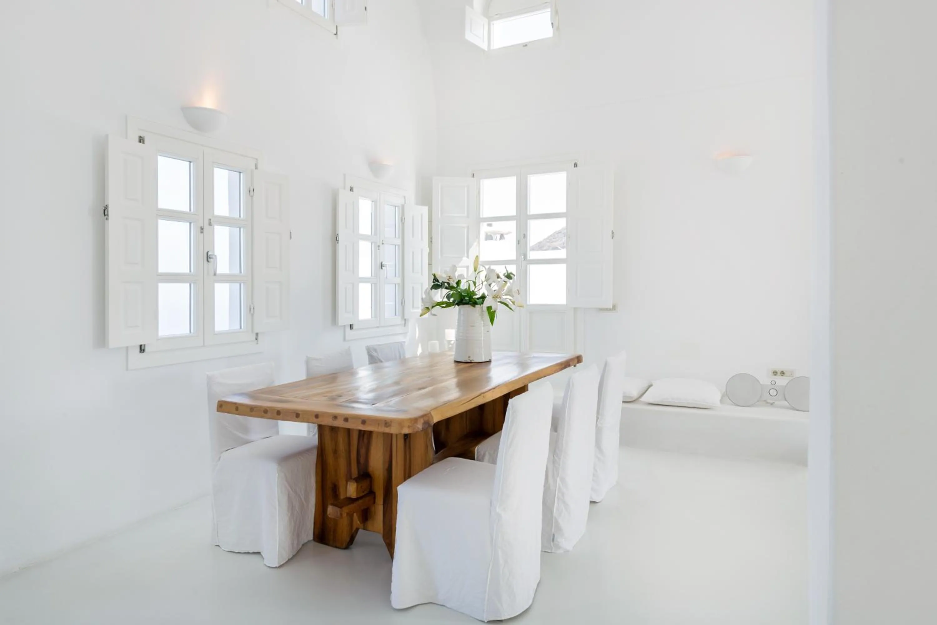 Living room in Aenaon Villas