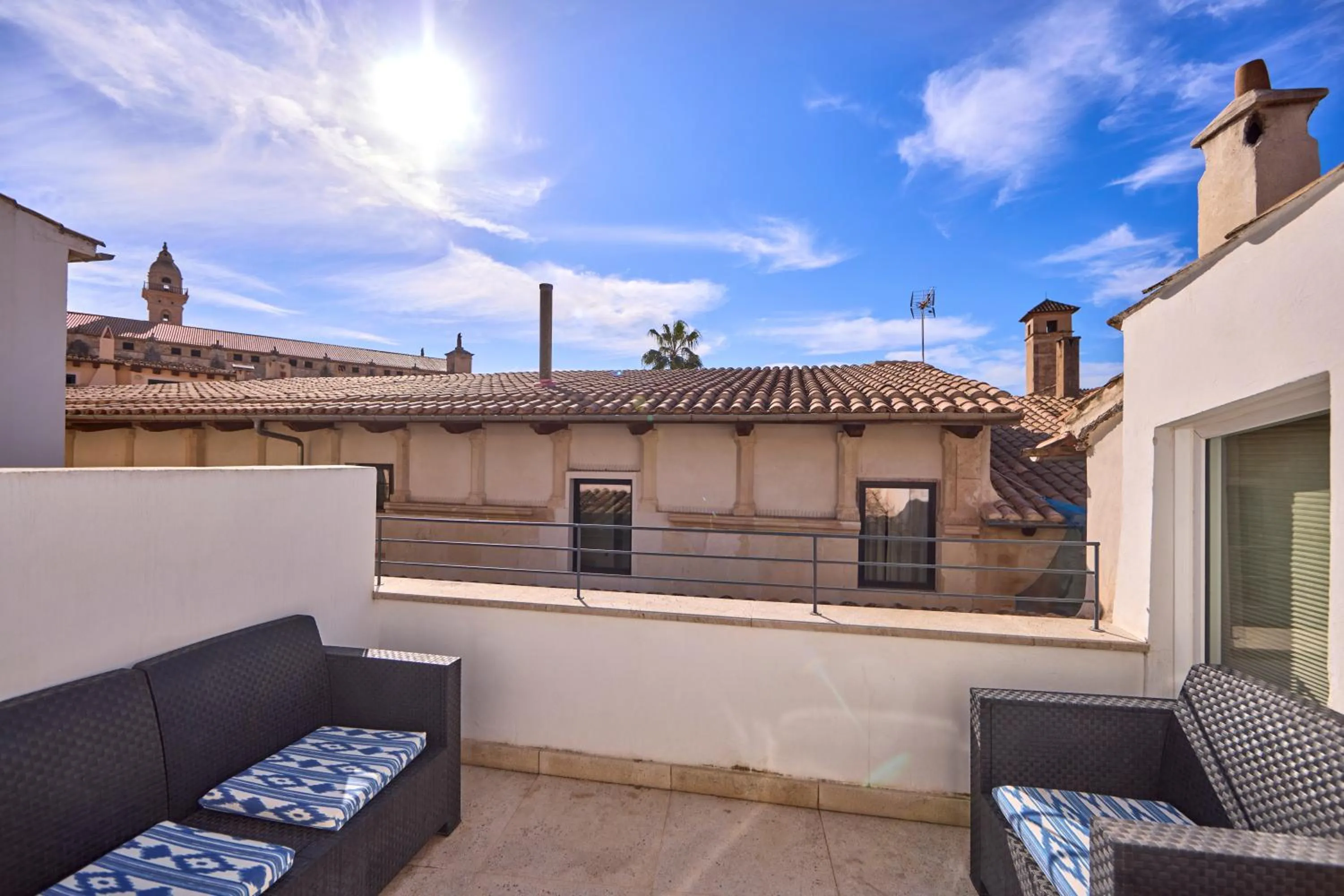 Balcony/Terrace in Can Savella - Turismo de Interior