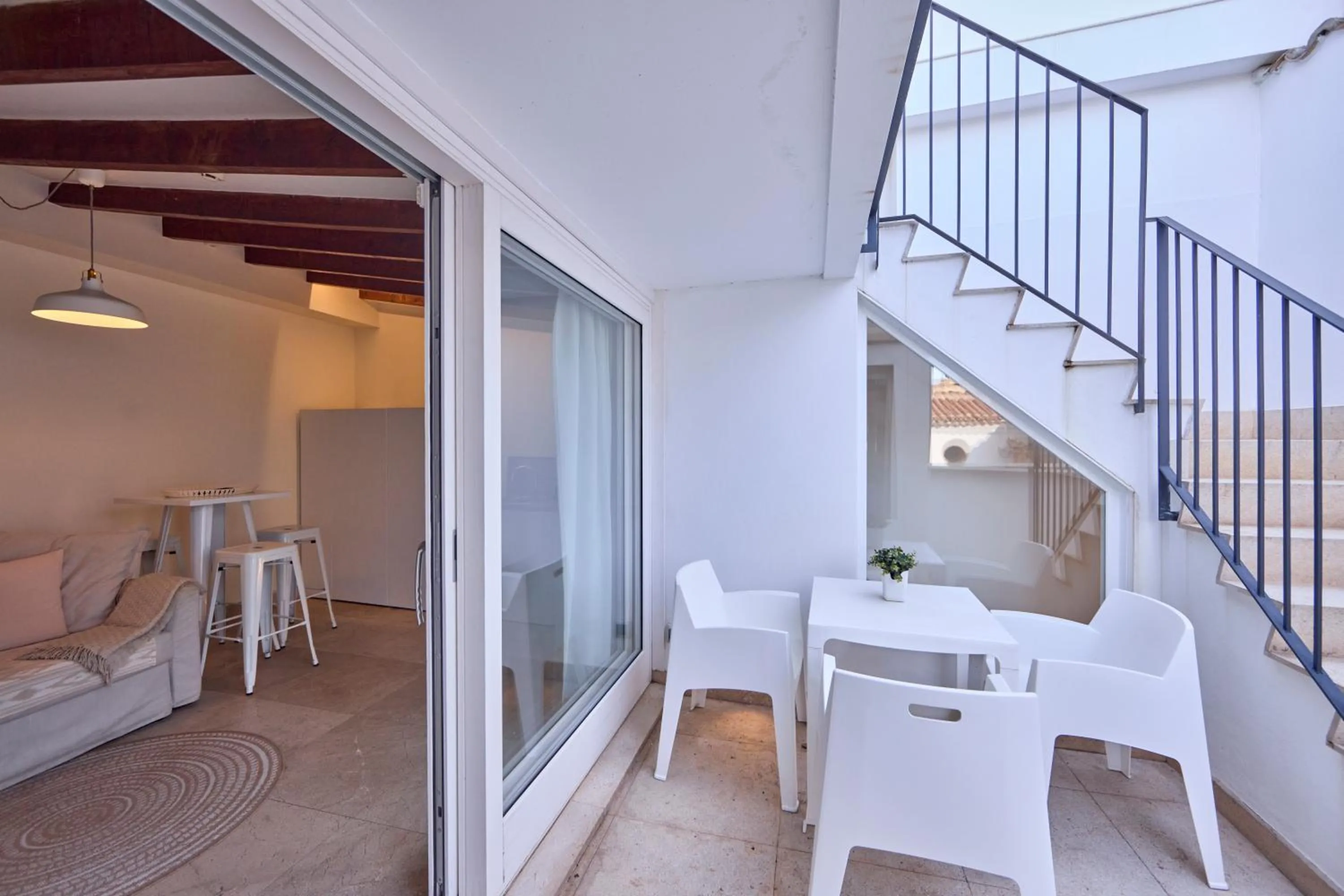 Balcony/Terrace in Can Savella - Turismo de Interior