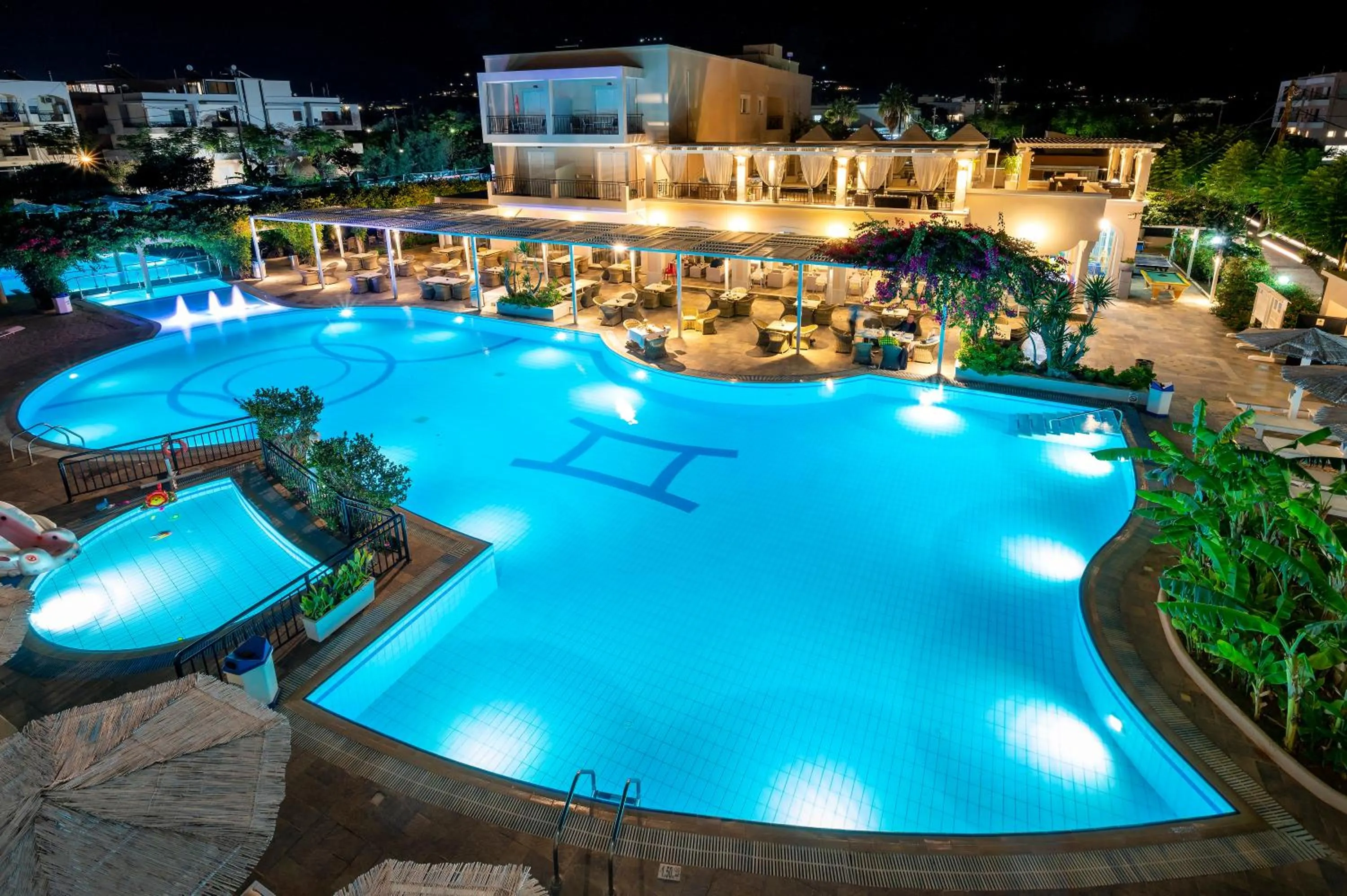 Pool view in Peridis Family Resort