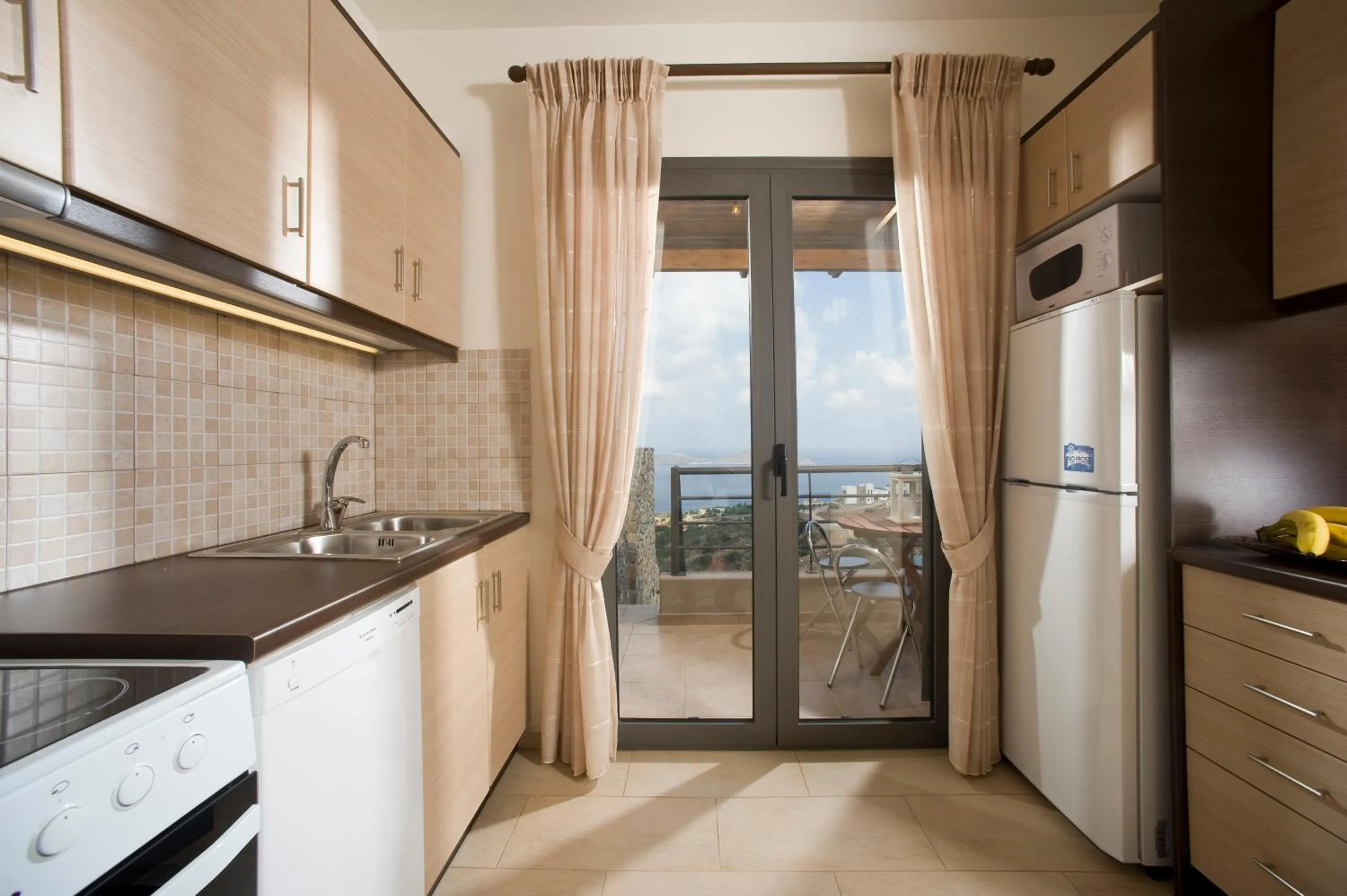 kitchen in Elounda Solfez Villas