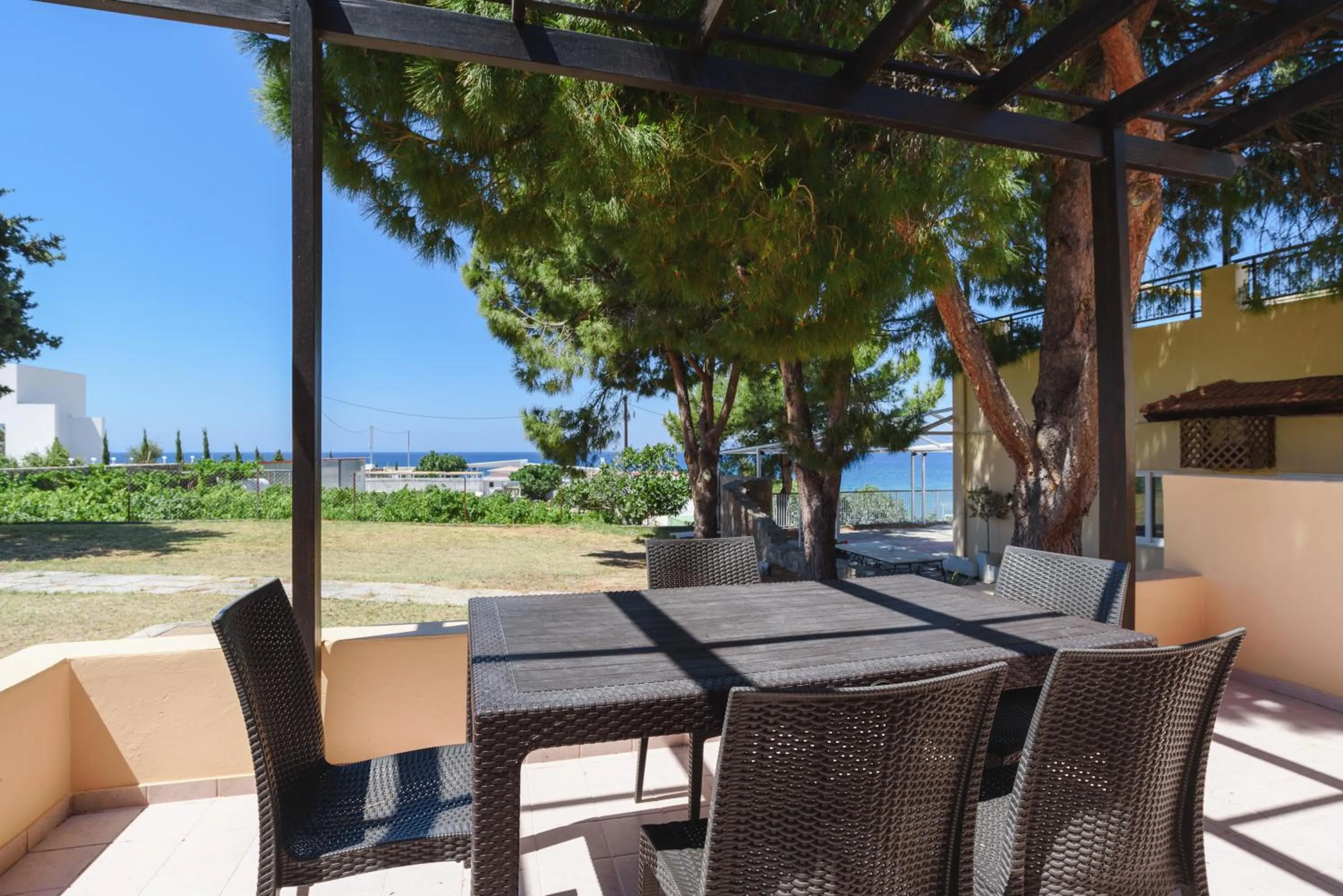 Balcony/Terrace in Matina Pefkos Aparthotel