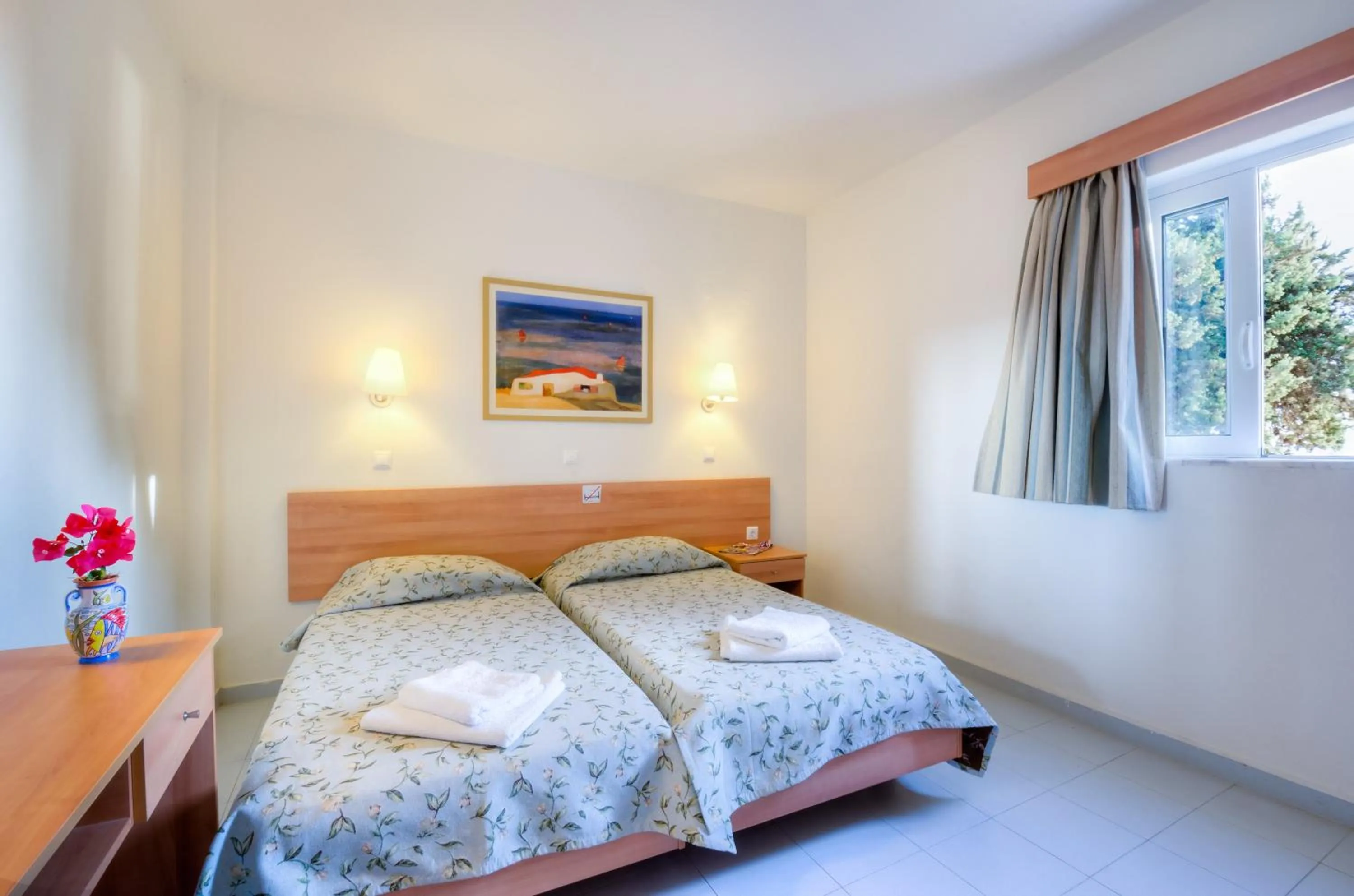 Bedroom, Bed in Matina Pefkos Aparthotel