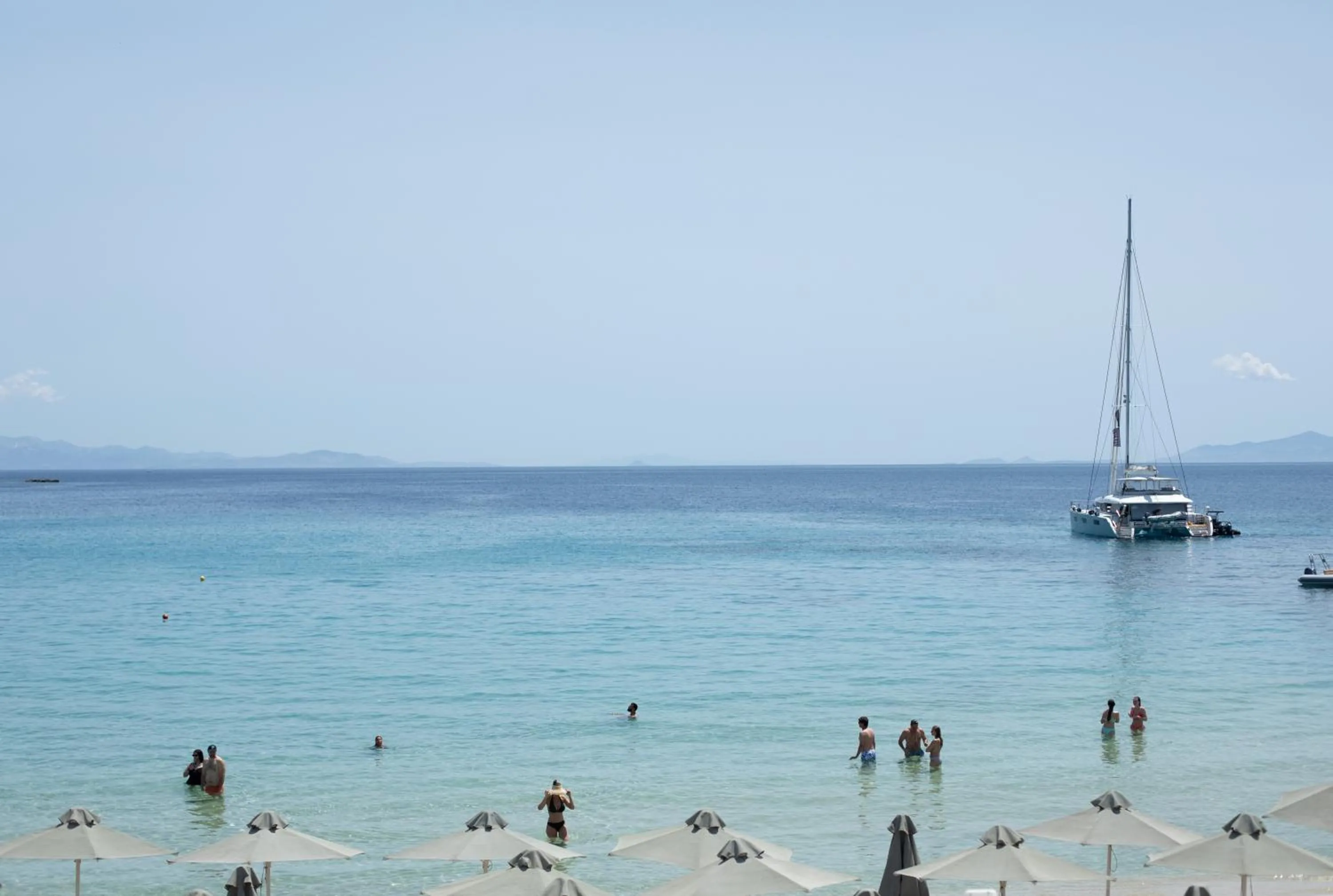 Day in Acrogiali Beachfront Hotel Mykonos