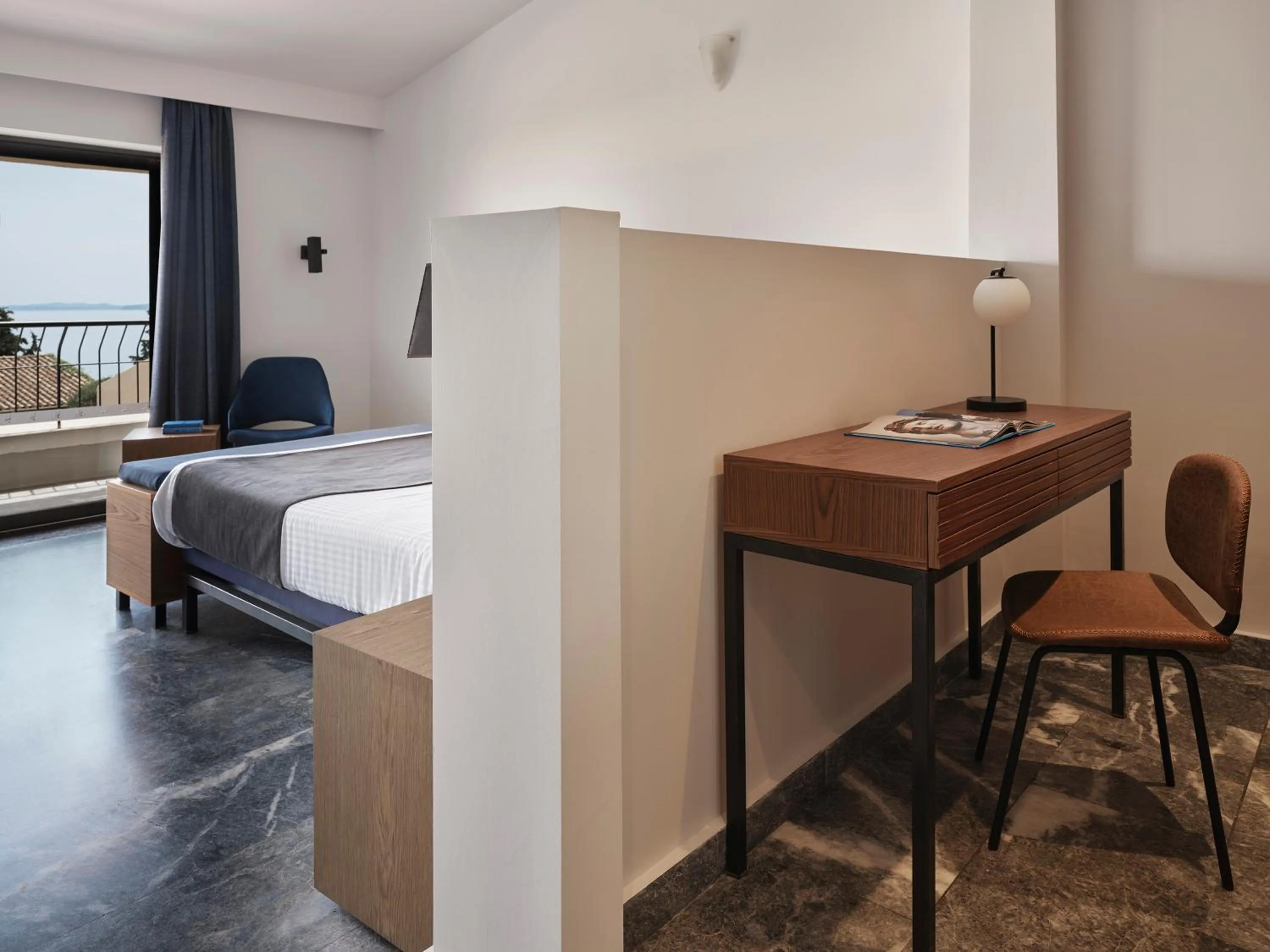 Bed in Aeolos Beach Resort