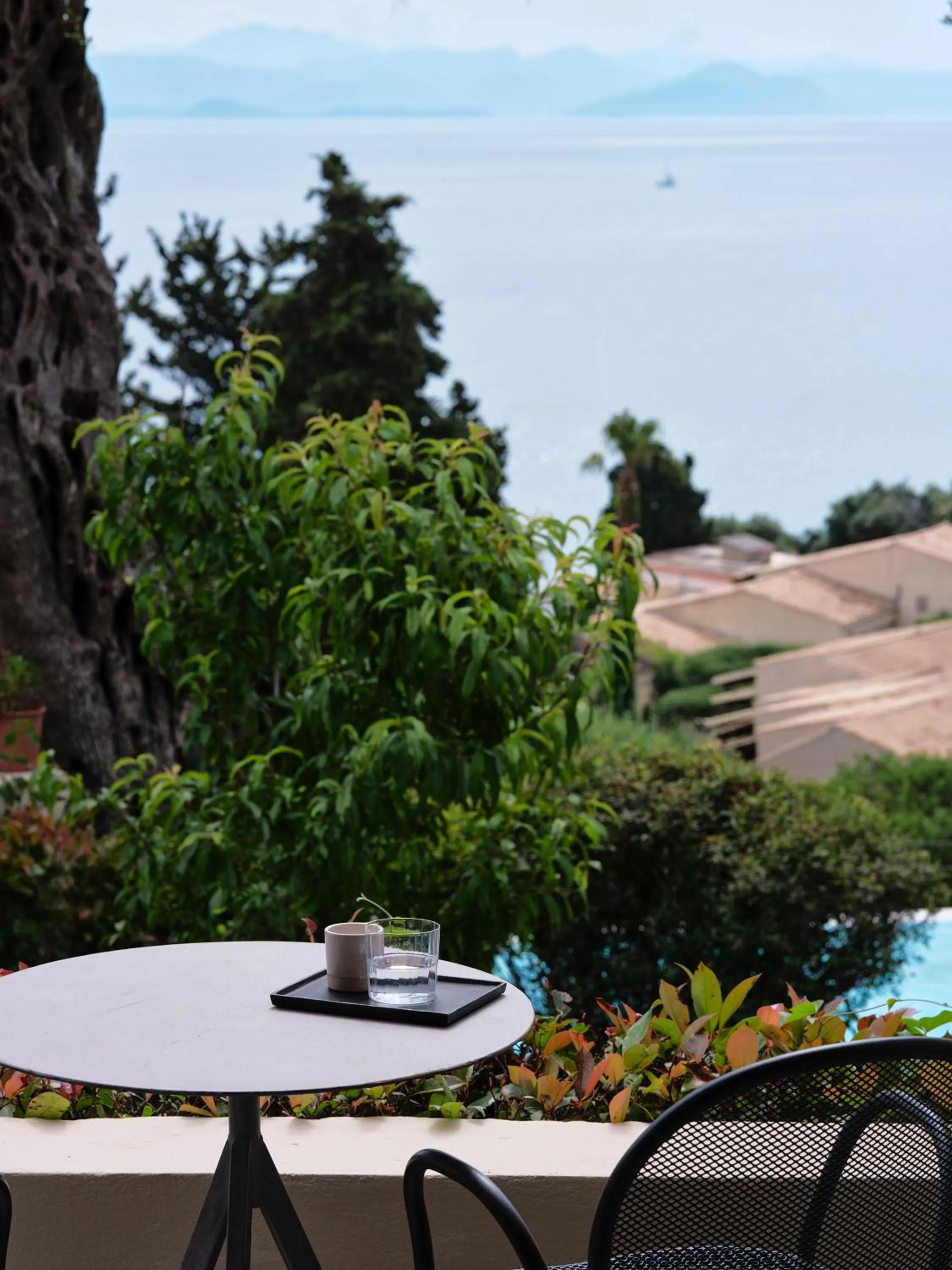 Patio in Aeolos Beach Resort