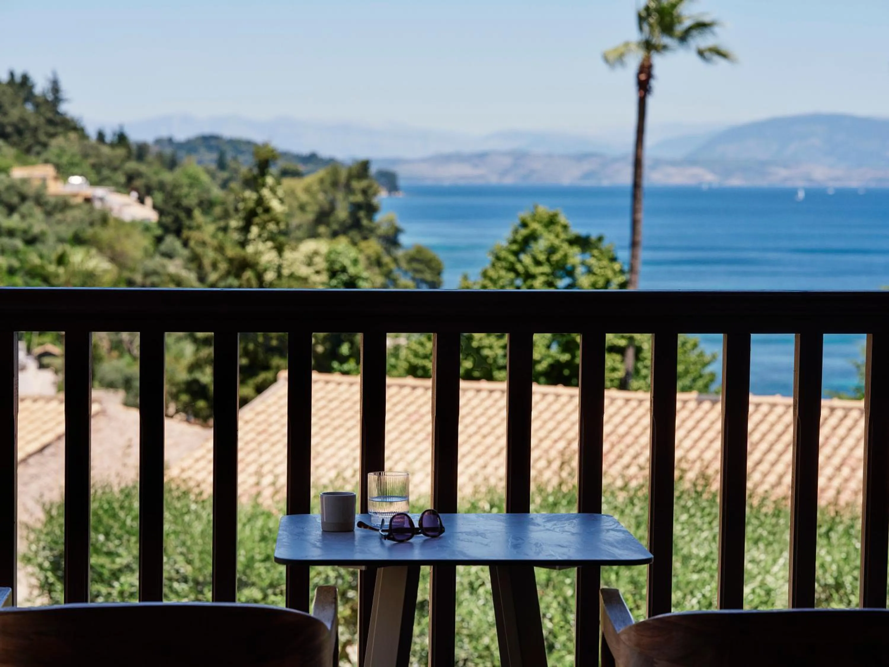 Patio in Aeolos Beach Resort