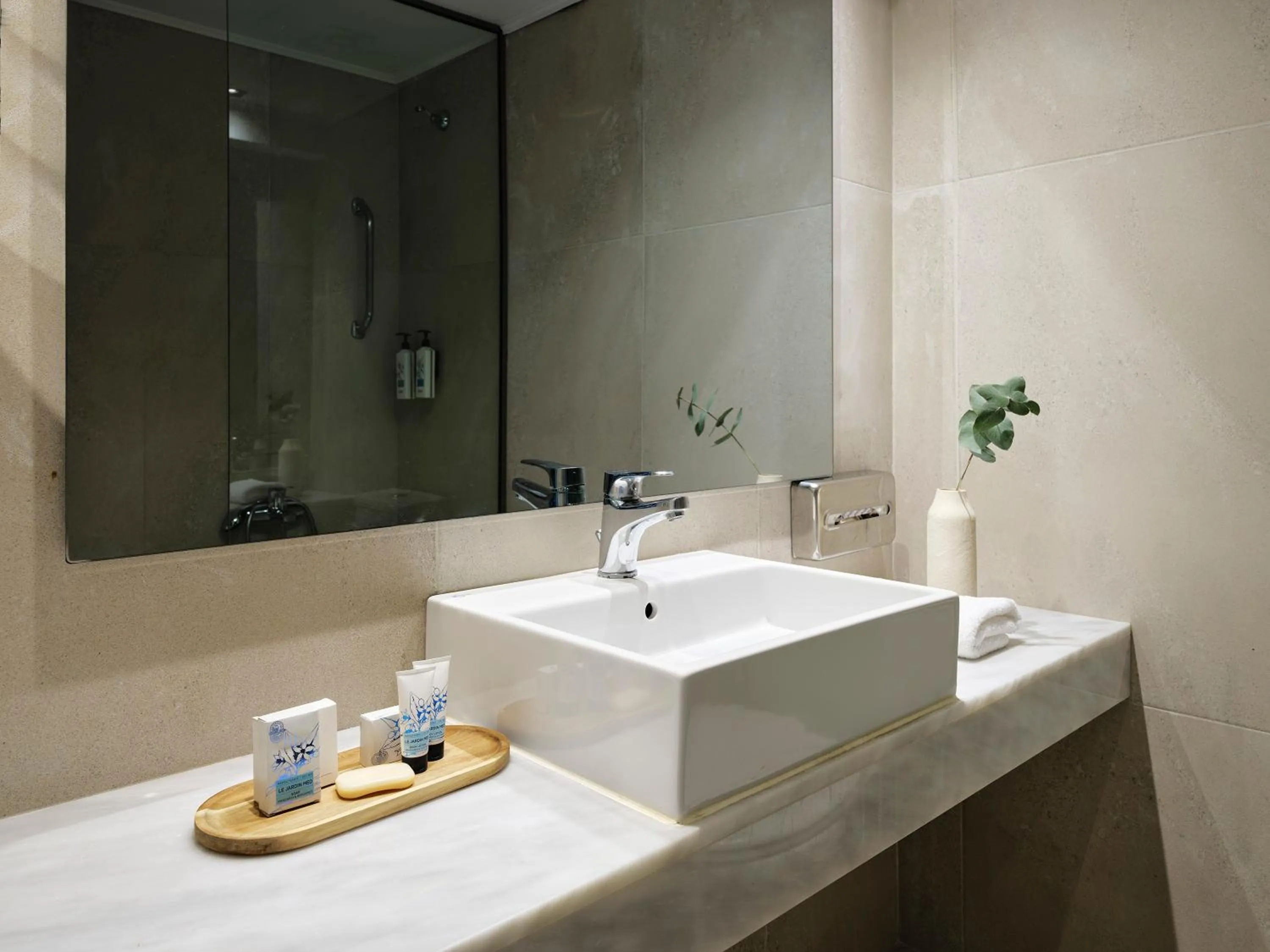 Bathroom in Aeolos Beach Resort