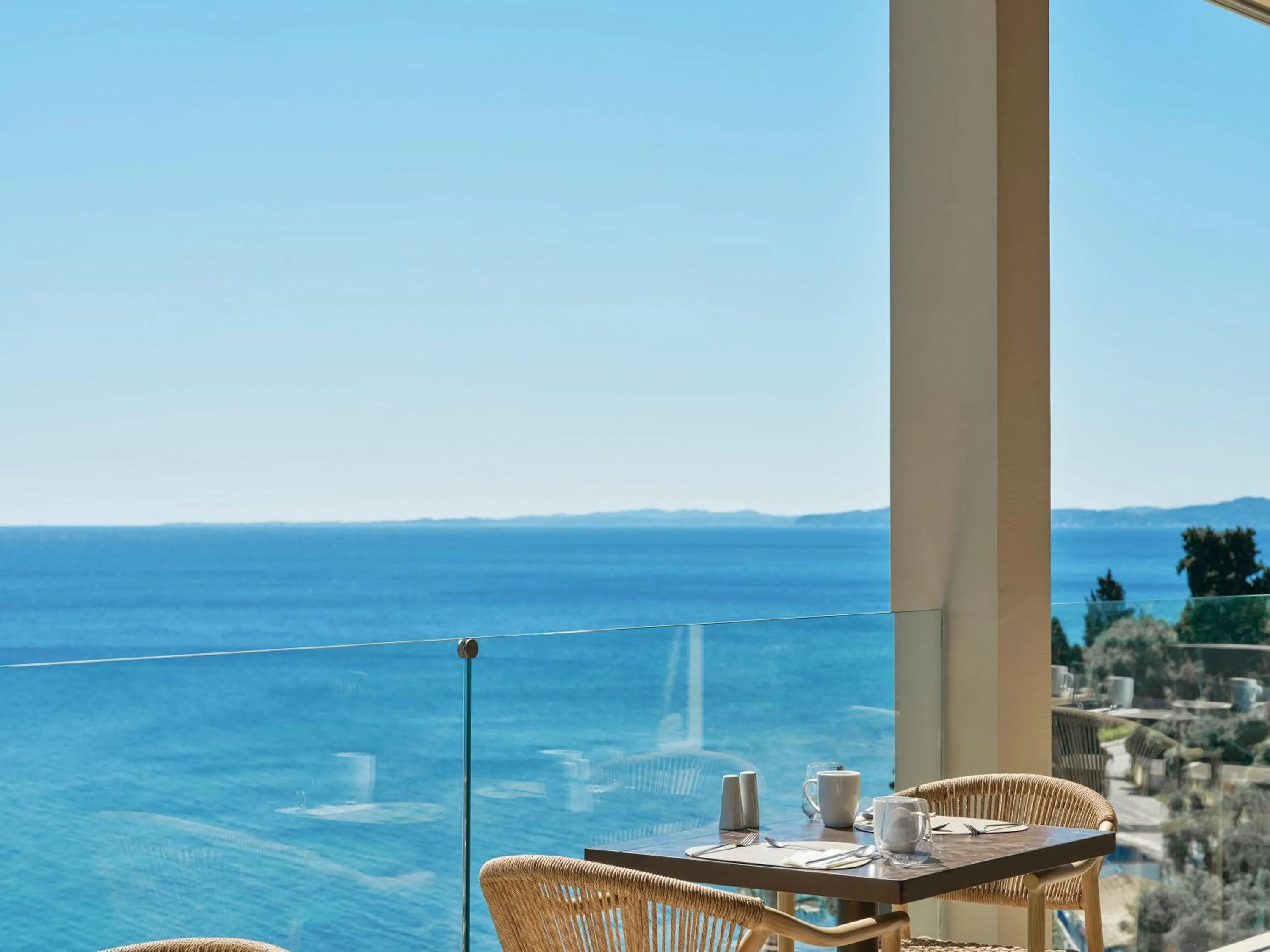 Patio in Aeolos Beach Resort