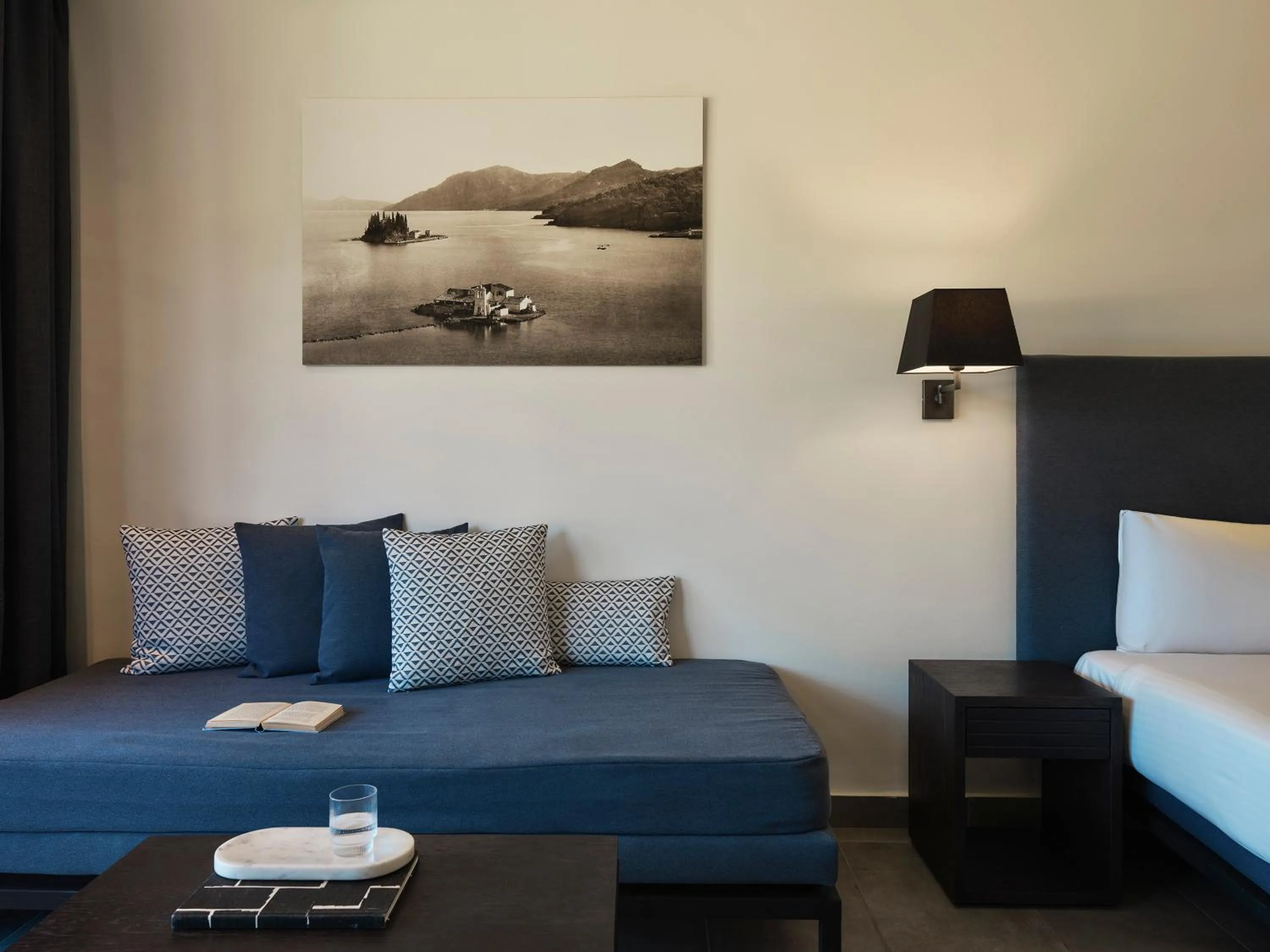 Seating area in Aeolos Beach Resort