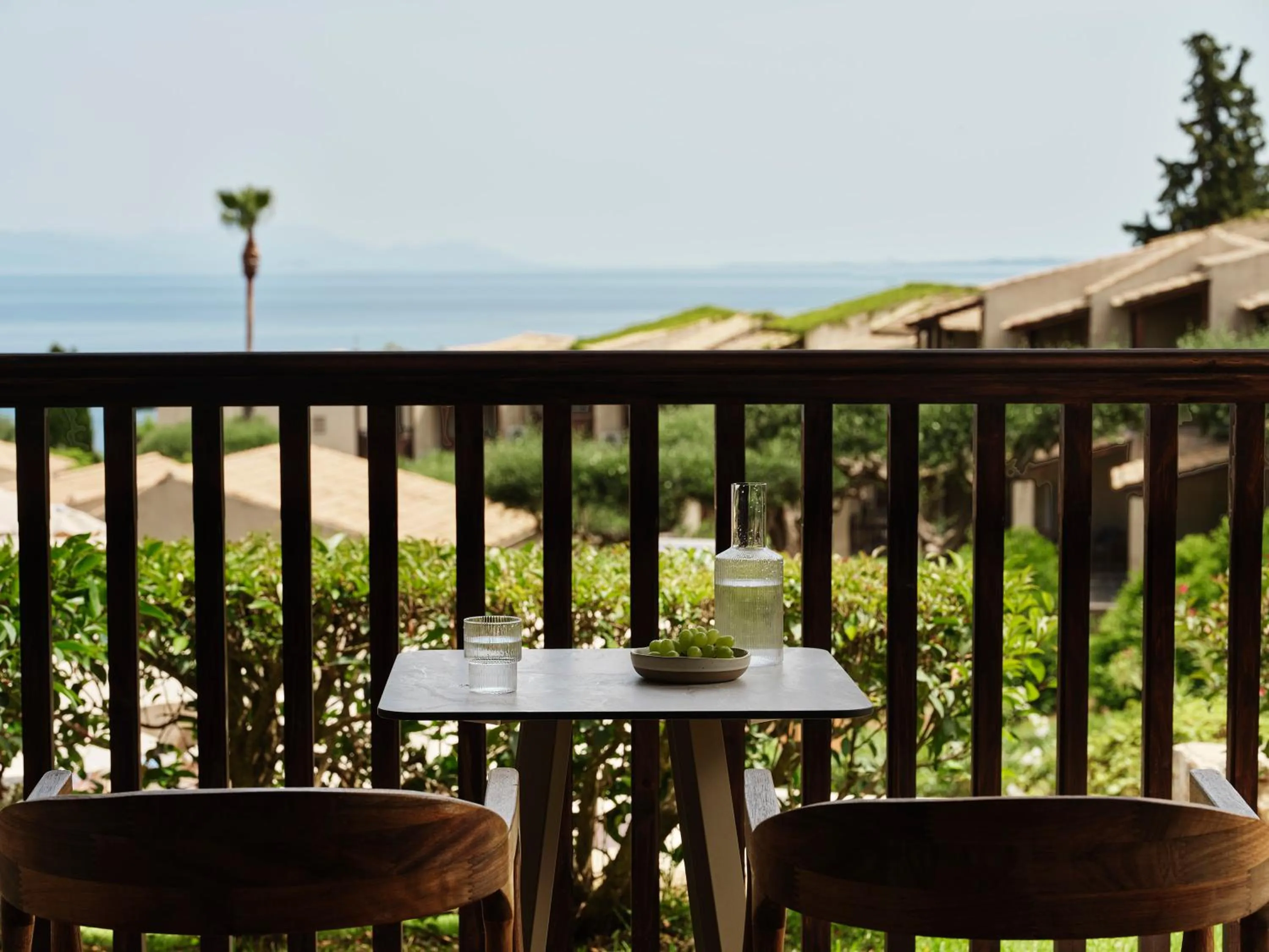 Patio in Aeolos Beach Resort